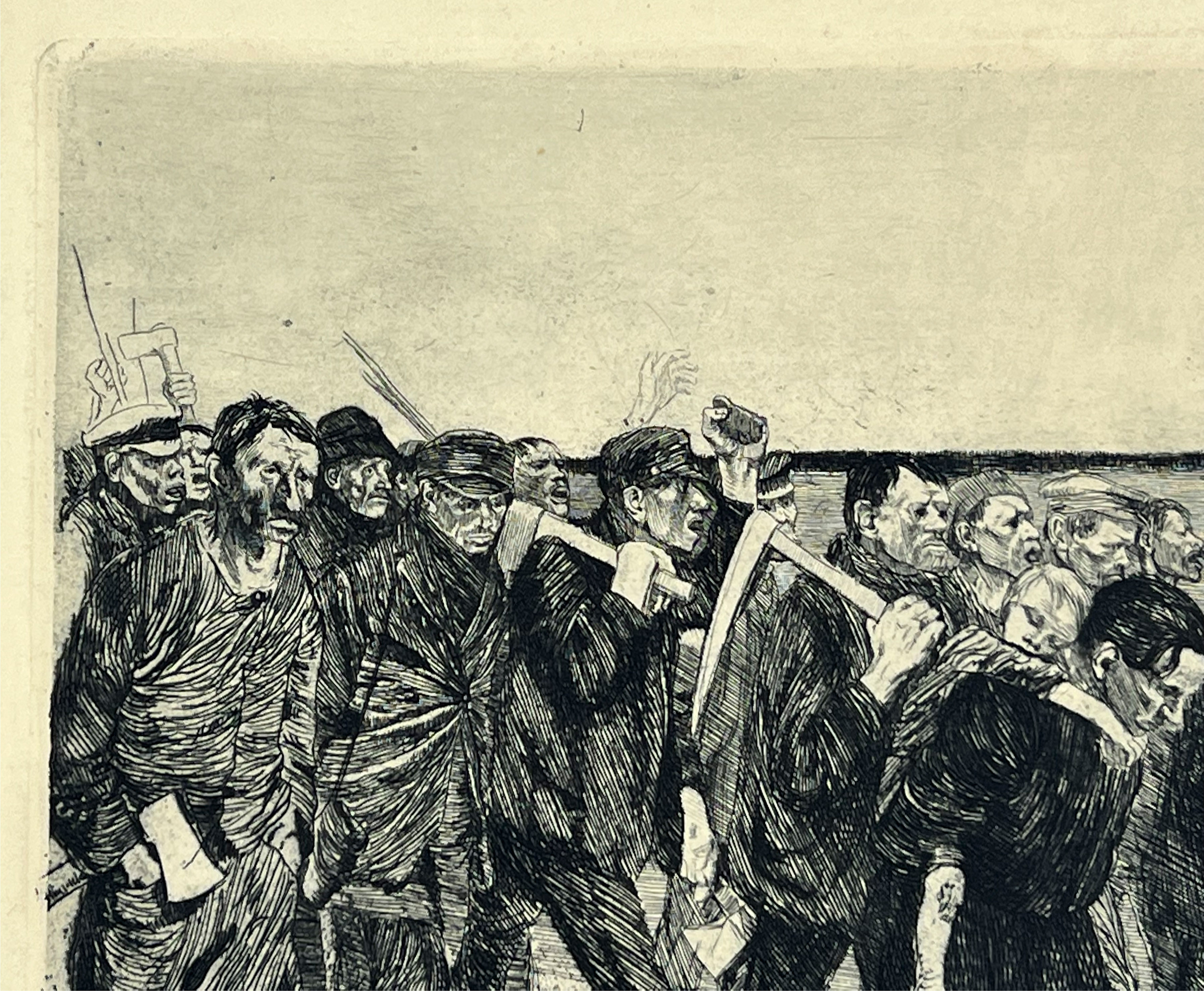 Käthe KOLLWITZ (1867 - 1945). Weaver's train. 1893/1897. - Image 3 of 13