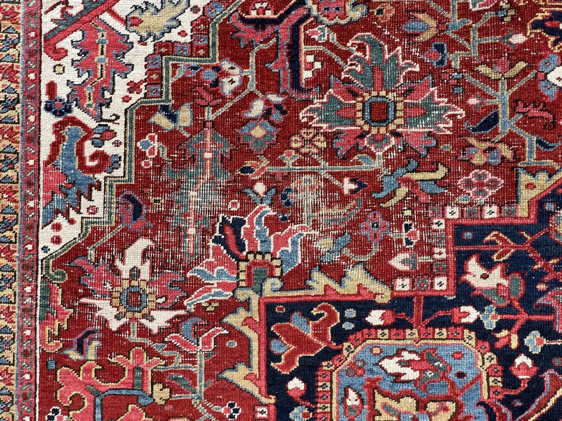 Heriz. Oriental carpet. Around 1910. - Image 11 of 17