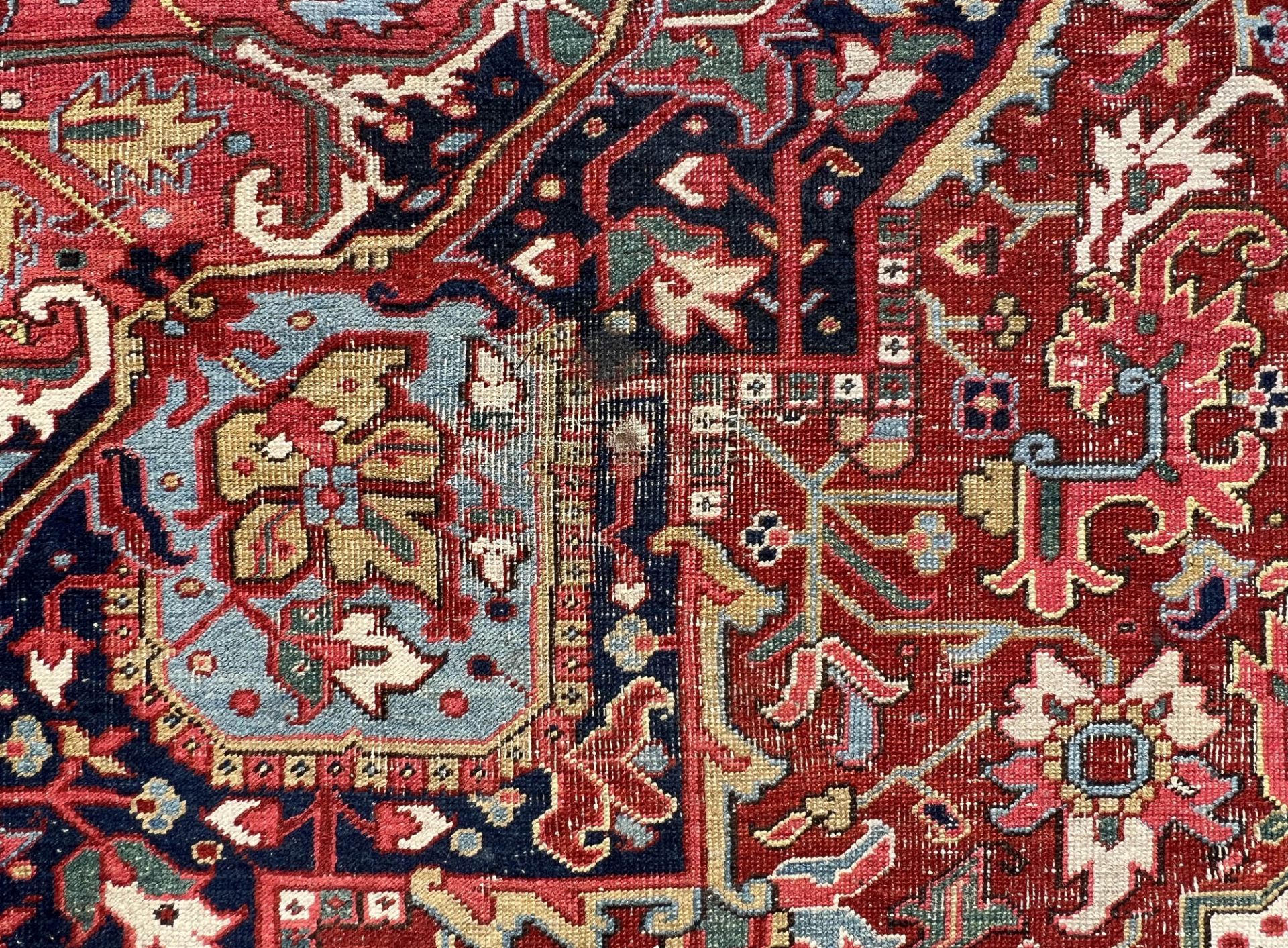 Heriz. Oriental carpet. Around 1910. - Image 12 of 17