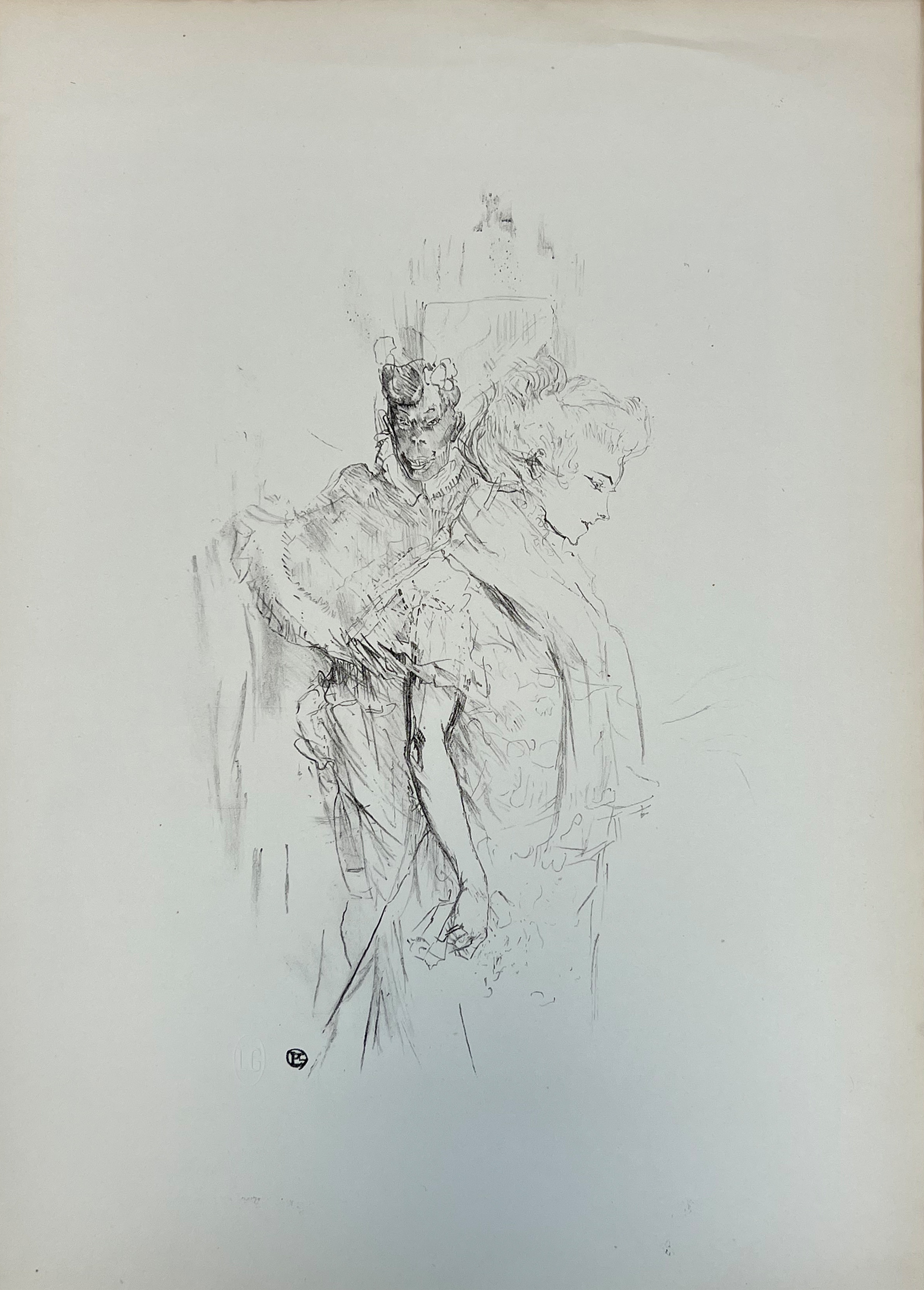 Henri TOULOUSE-LAUTREC (1864 - 1901). Douze Lithographies. Edition Librairie Gründ. Paris 1948. - Image 6 of 10