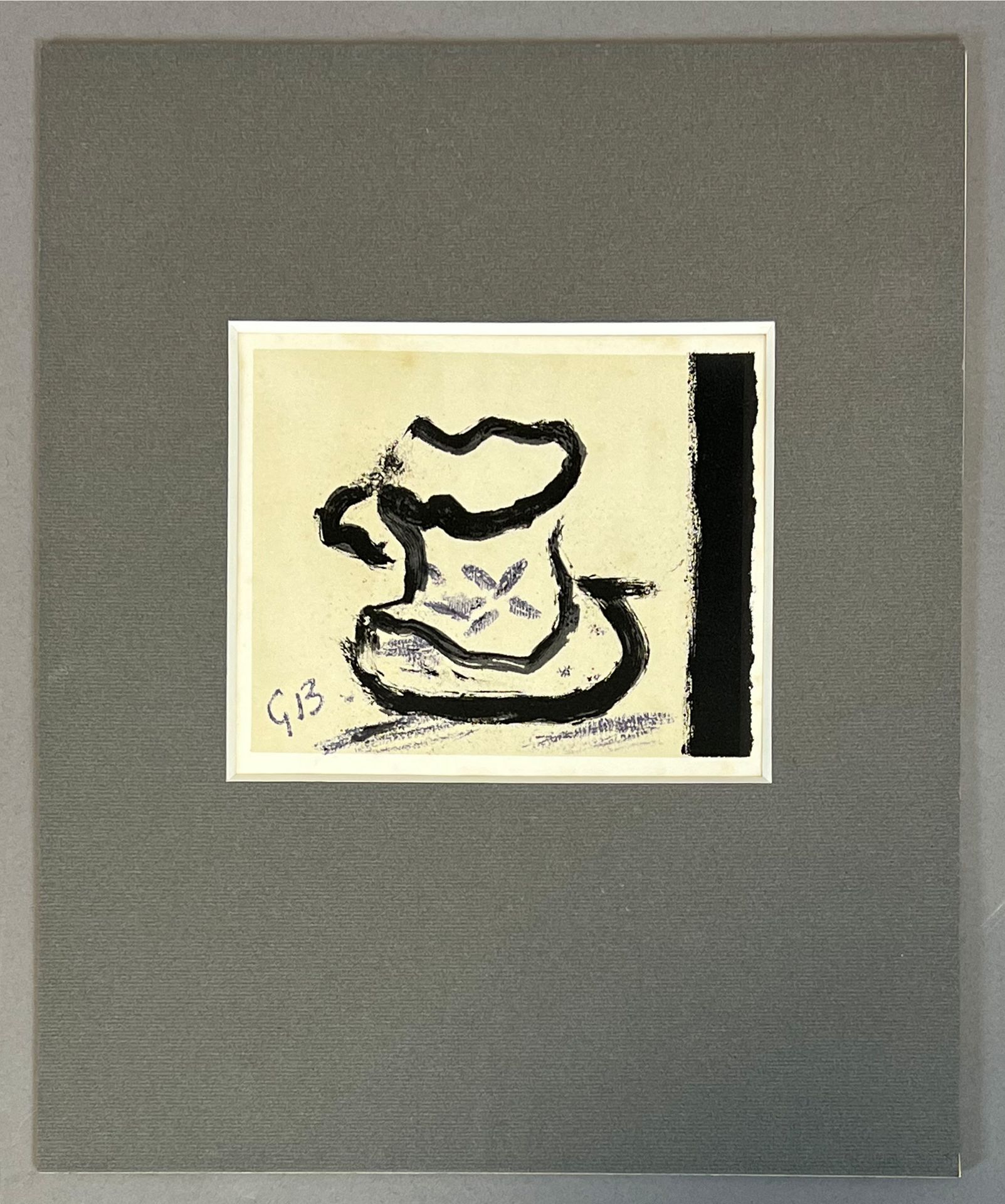 Georges BRAQUE (1882 - 1963). "La petite Tasse". 1962. - Bild 2 aus 4