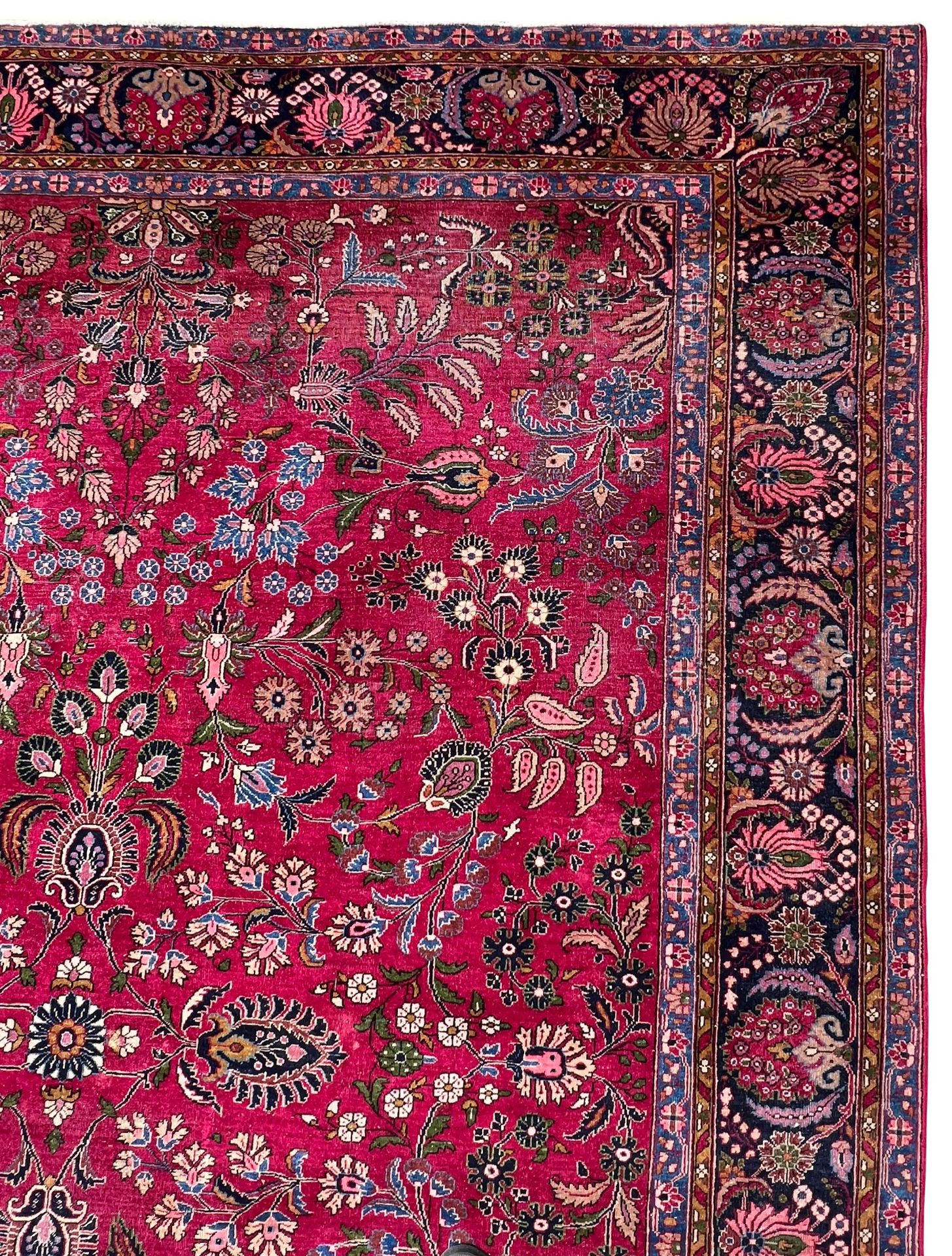 Saruk. Oriental carpet. Around 1920. Allover design. - Image 4 of 13