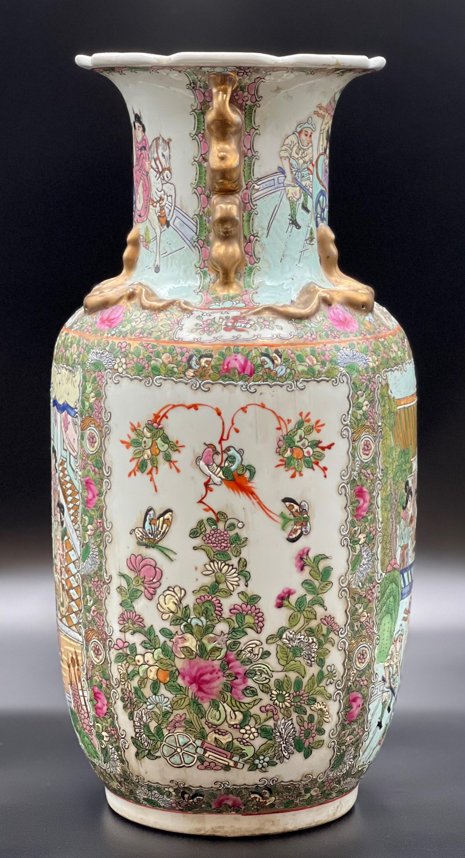 Bellied vase. China. Around 1900. Probably Kuang-Hsu period. - Image 4 of 15