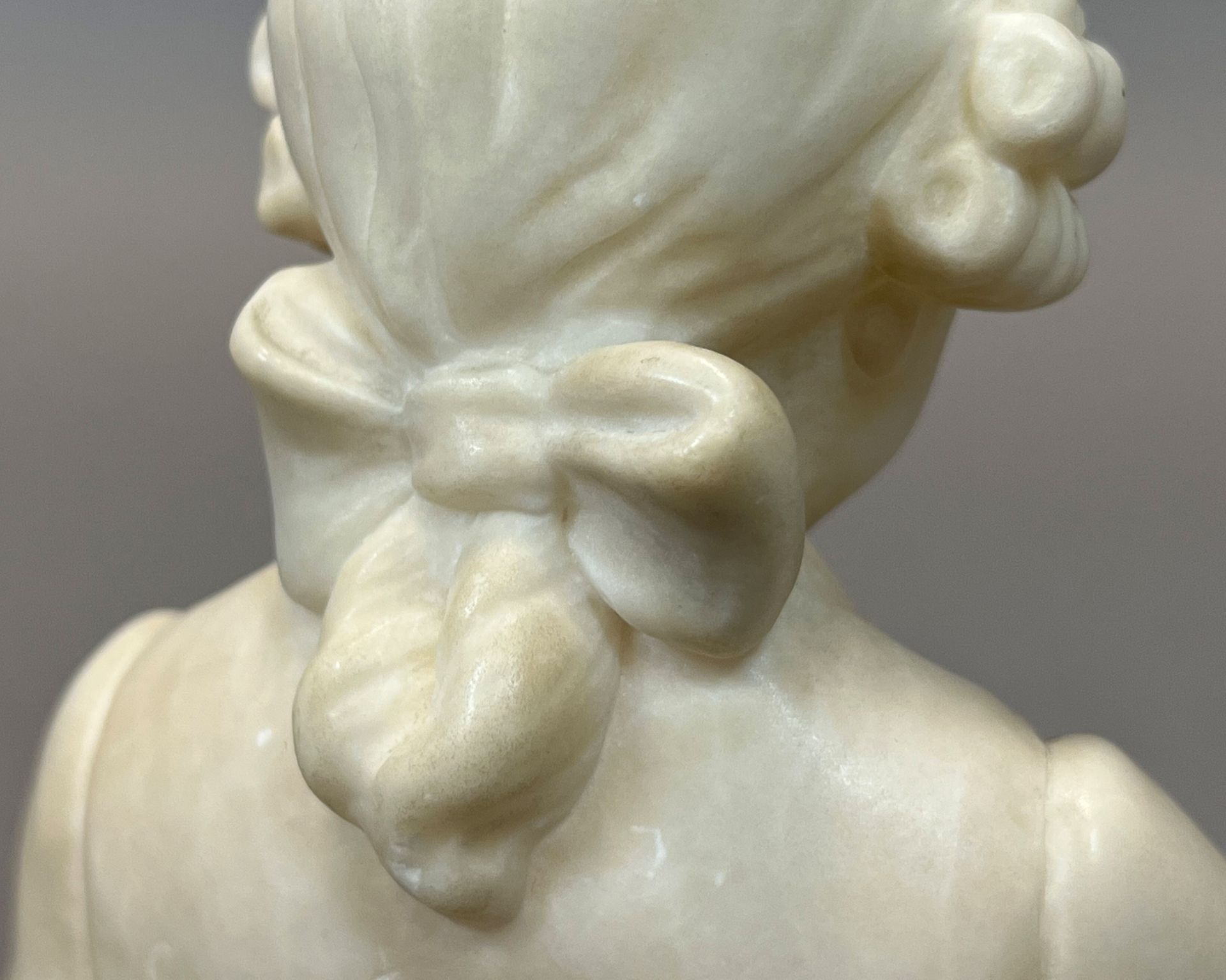 GOLDSCHEIDER Vienna. Mozart. Bust. Alabaster. Art Nouveau. Signed. Perigot. - Image 11 of 12