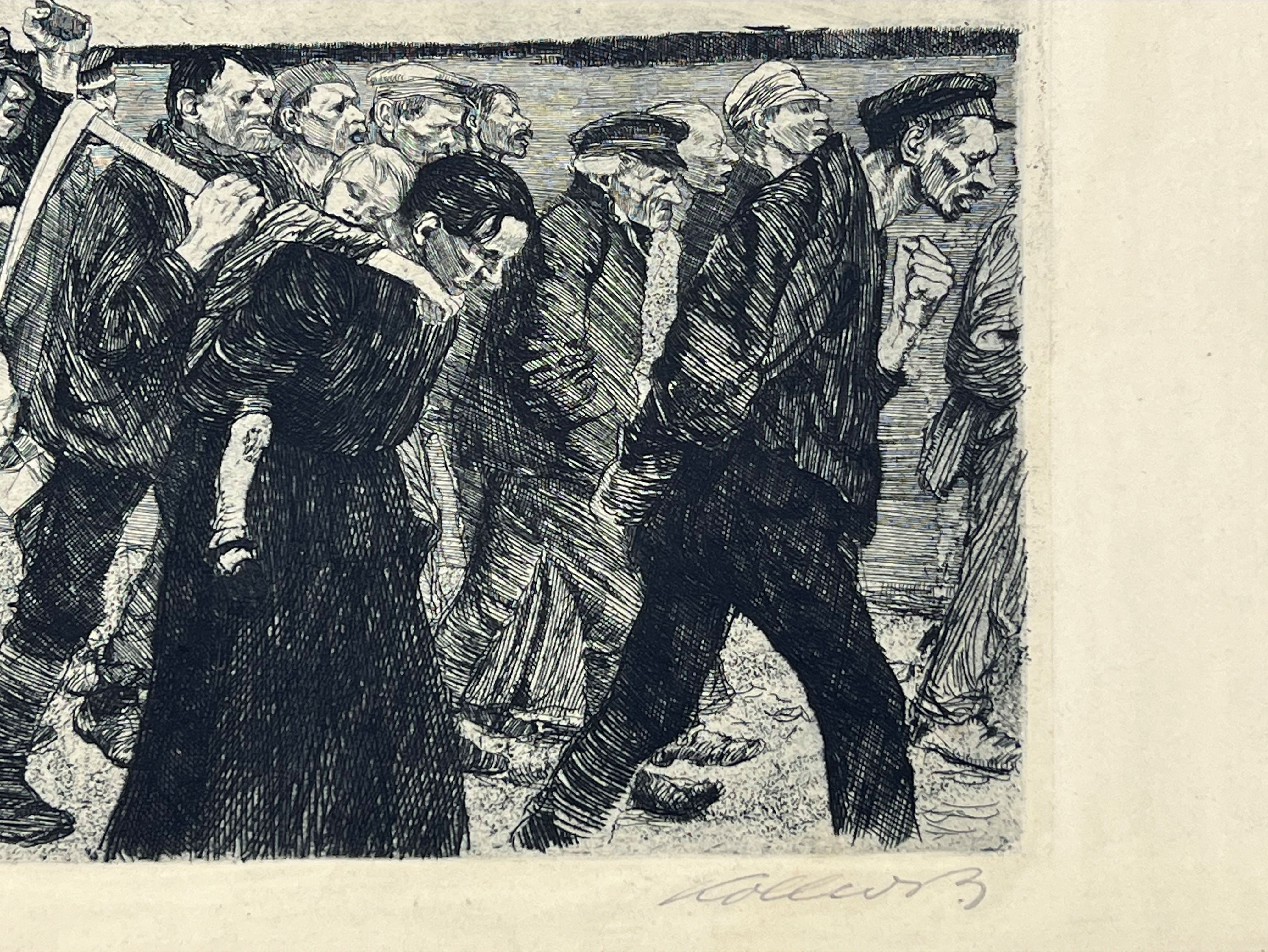 Käthe KOLLWITZ (1867 - 1945). Weaver's train. 1893/1897. - Image 6 of 13