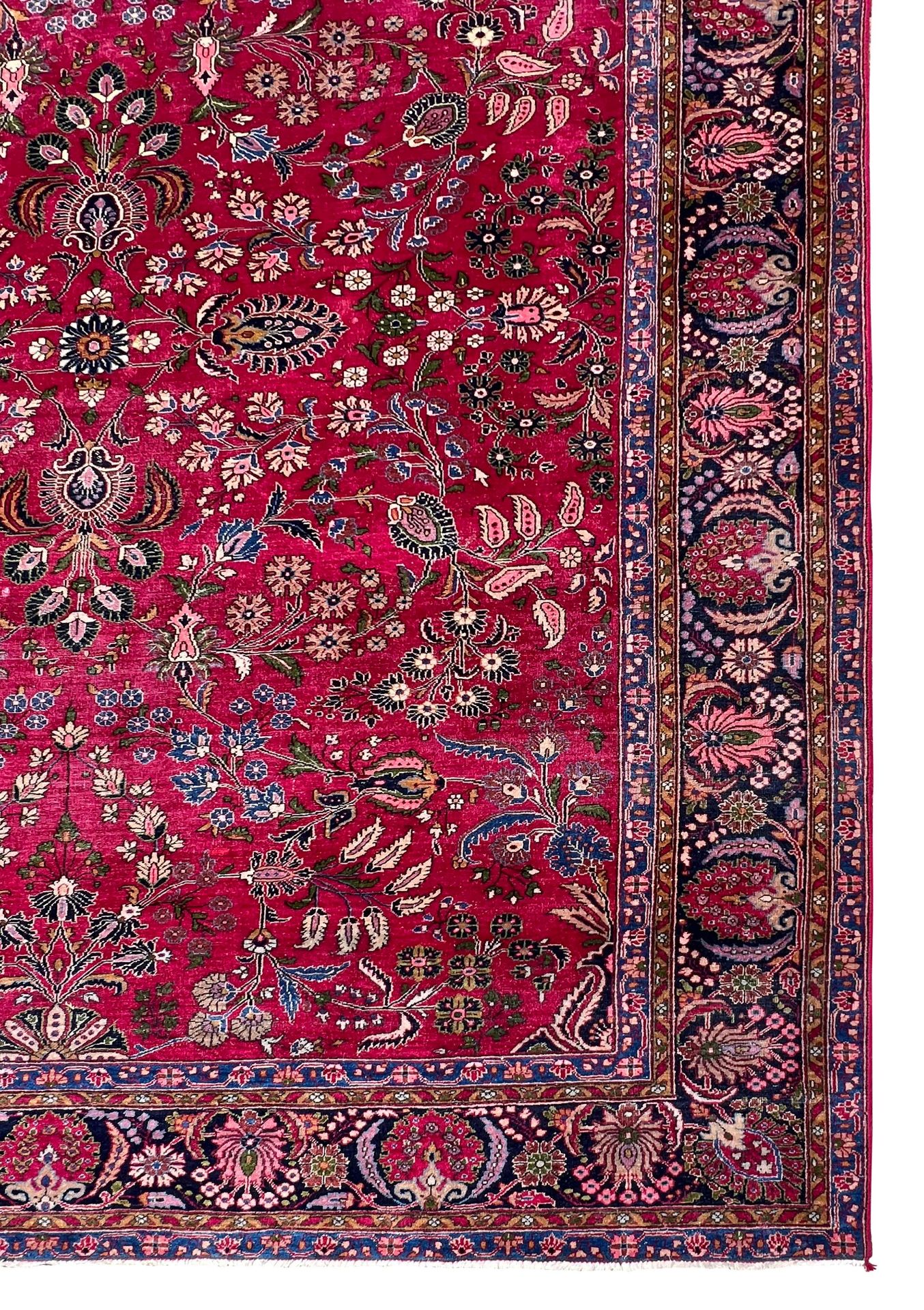 Saruk. Oriental carpet. Around 1920. Allover design. - Image 7 of 13