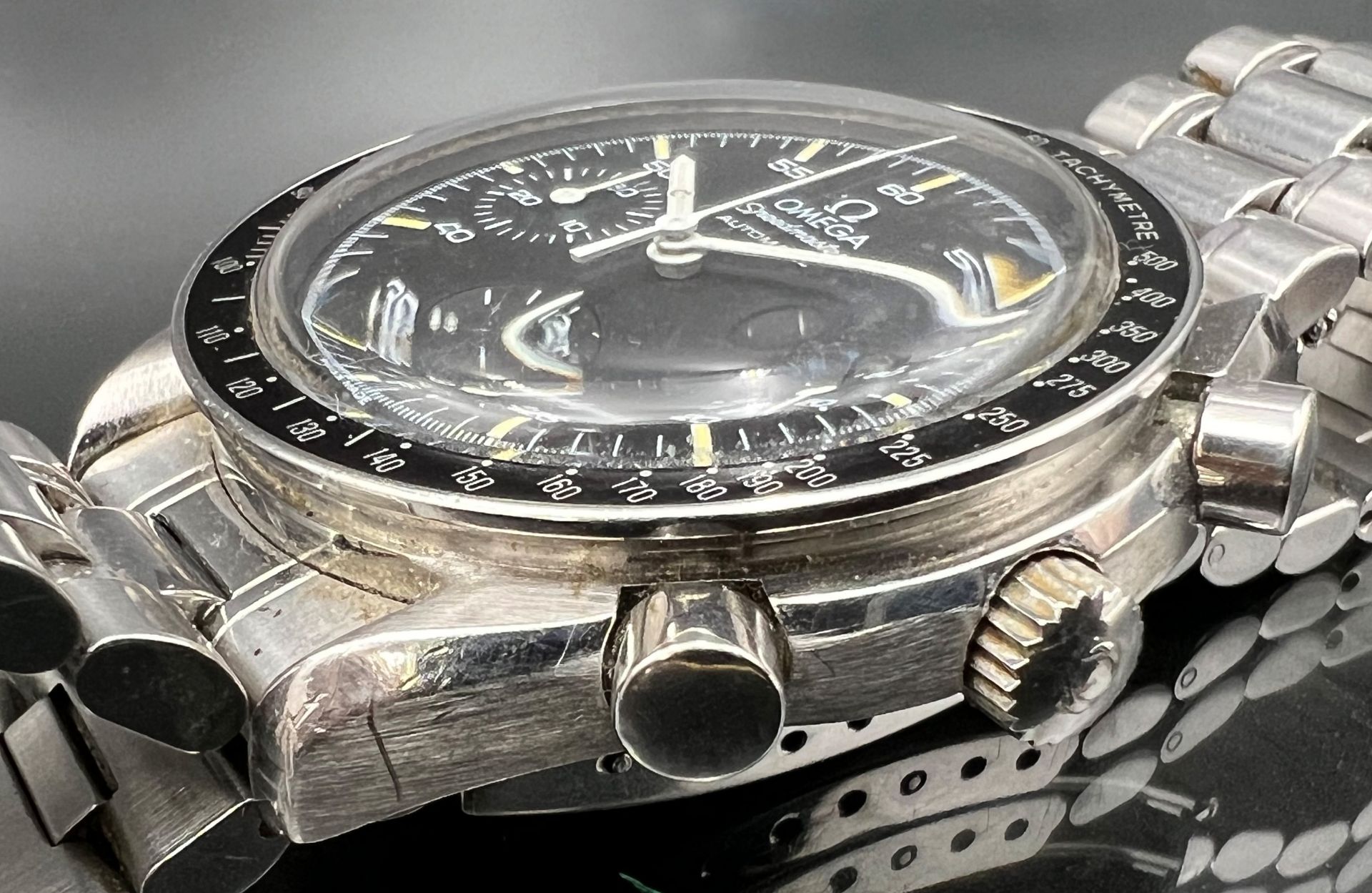 Men's wristwatch OMEGA Speedmaster. Chronograph. Automatic. Swiss. - Image 2 of 8