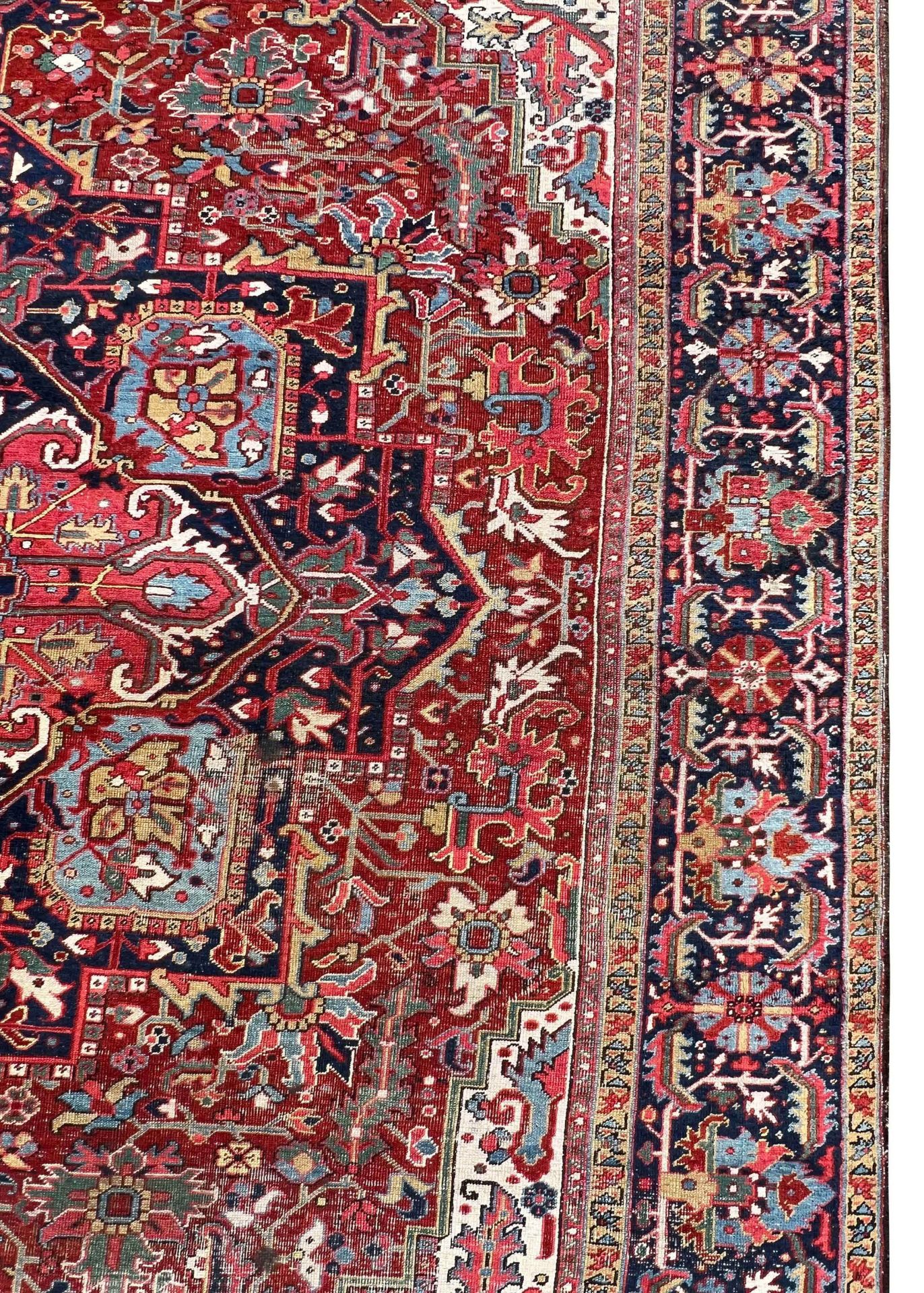 Heriz. Oriental carpet. Around 1910. - Image 7 of 17