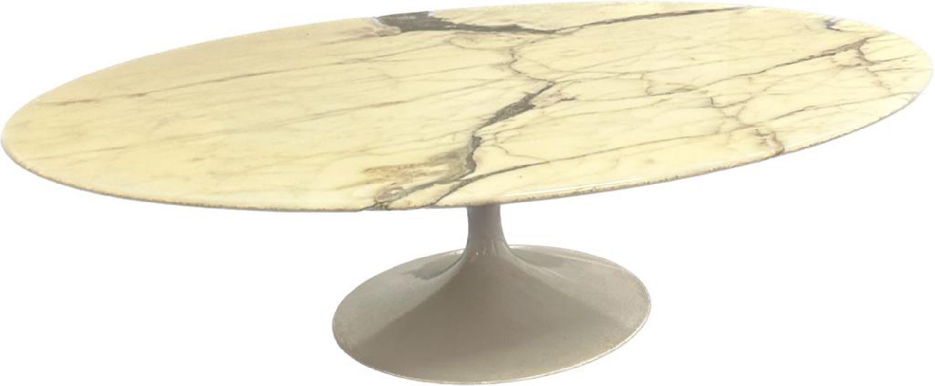 Eero SAARINEN (1910 - 1961). Sofa table. "Tulip". Marble. Knoll International. - Image 2 of 7