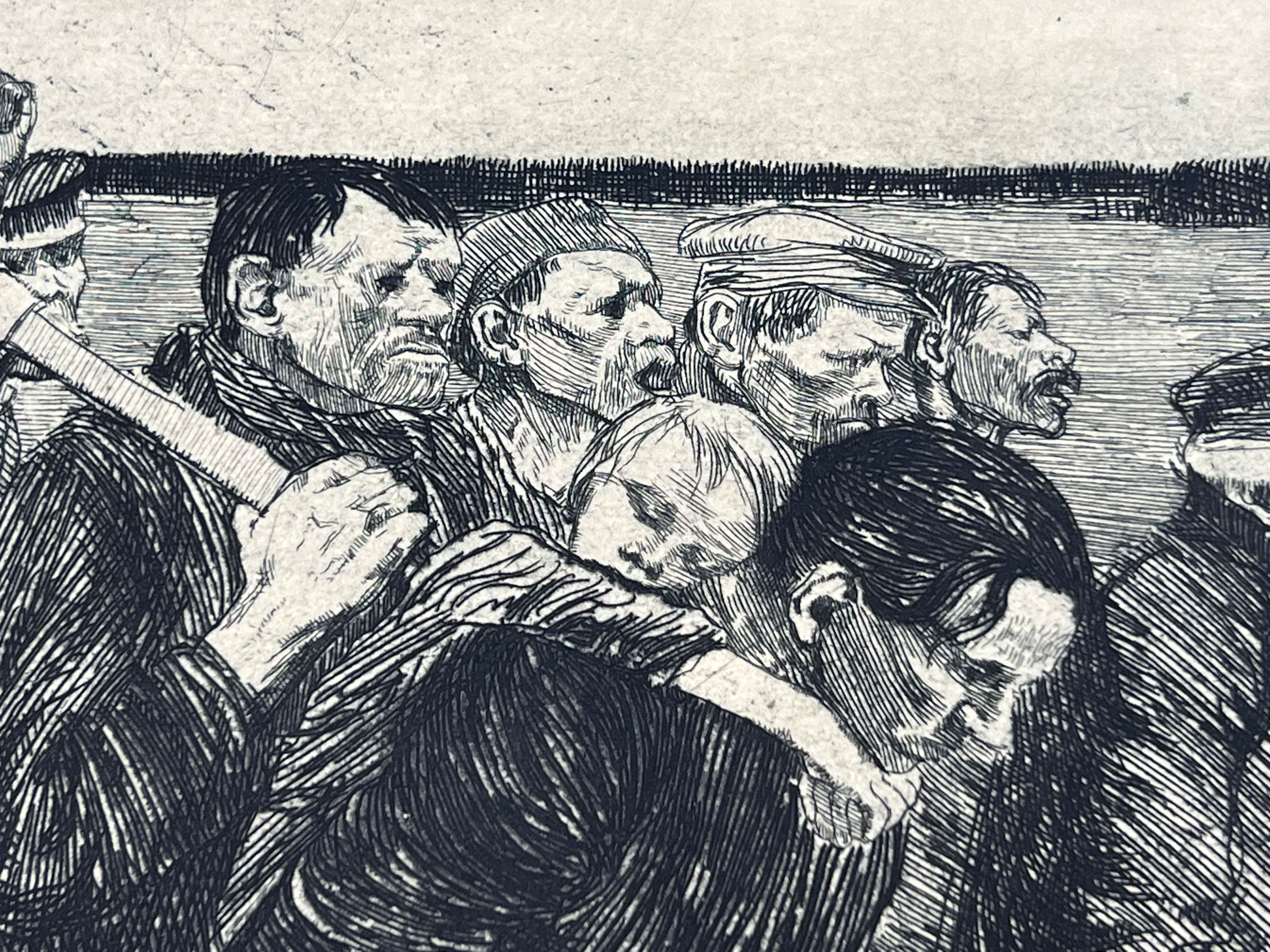 Käthe KOLLWITZ (1867 - 1945). Weaver's train. 1893/1897. - Image 8 of 13