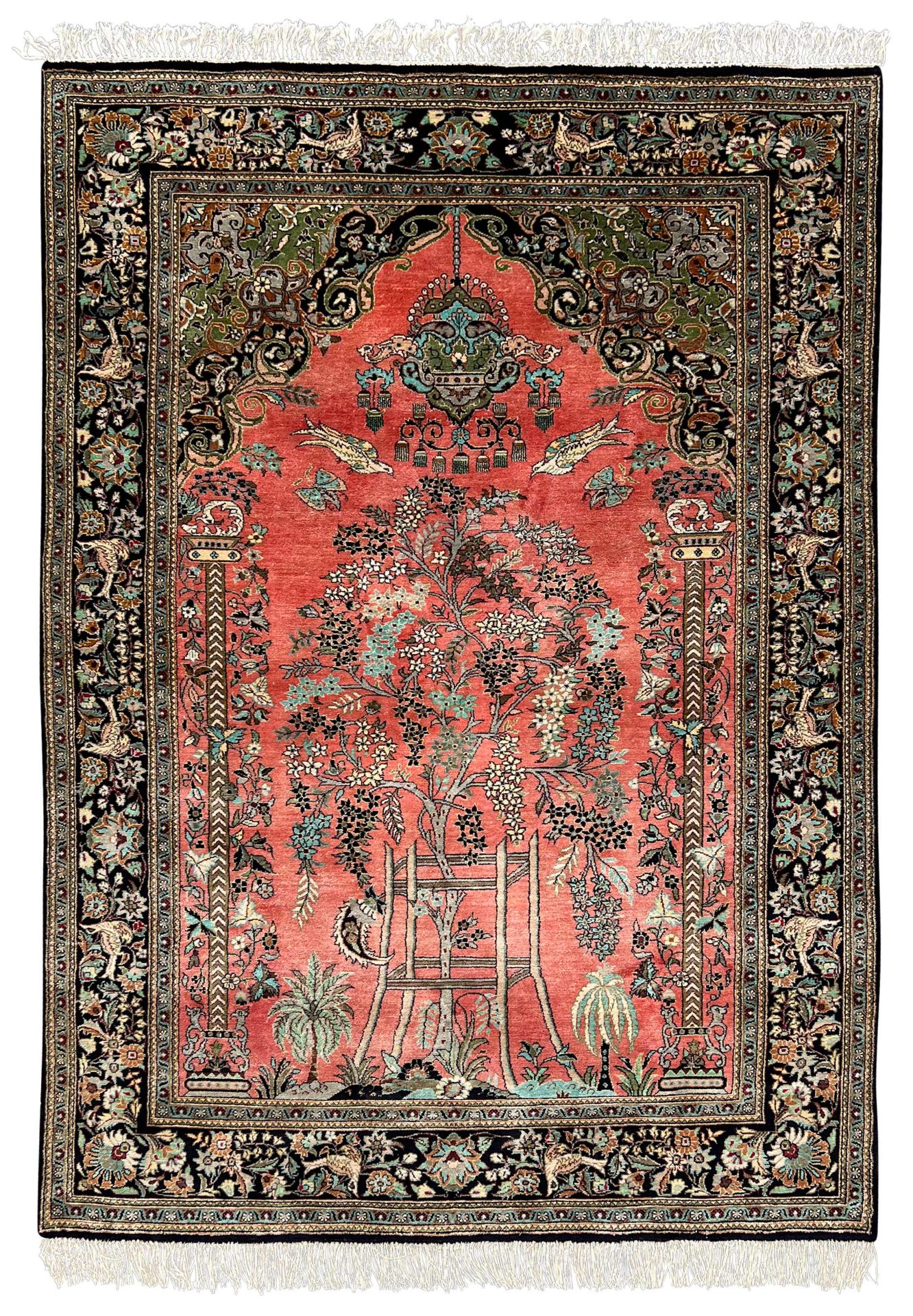 Ghom. Oriental carpet. Silk.