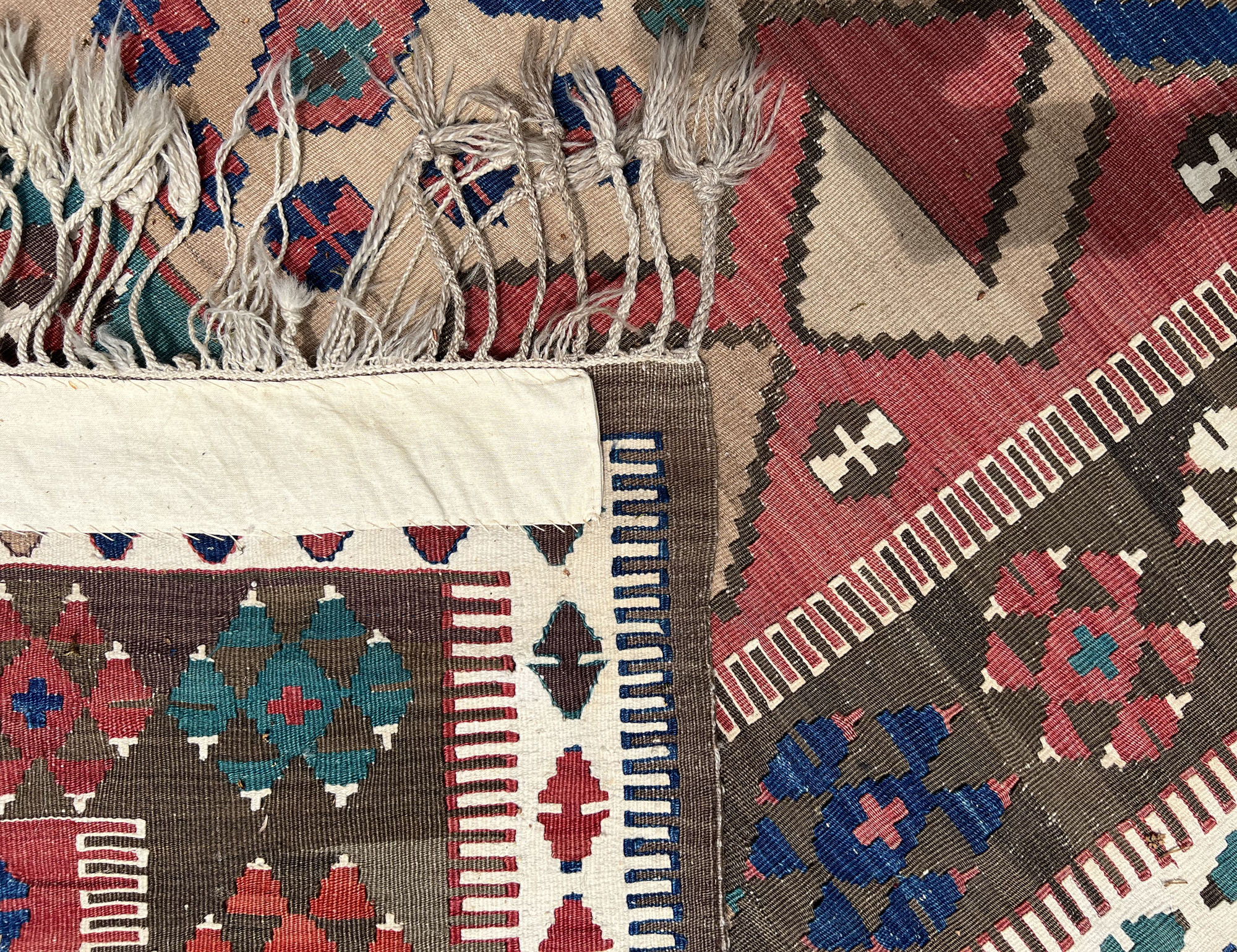 Kilim. Turkey. 1st quarter of the 20th century. Rare pattern. - Image 8 of 8