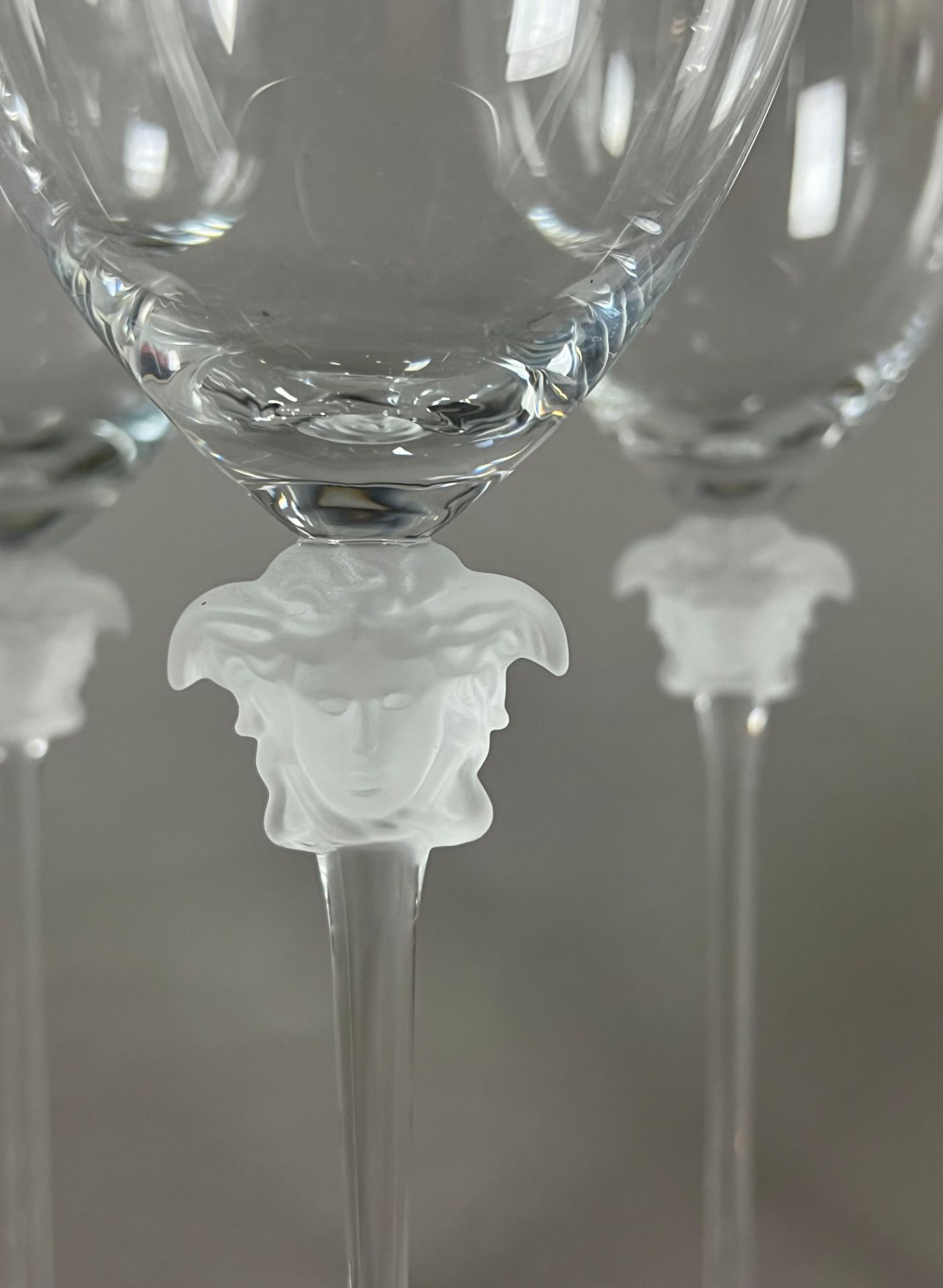 VERSACE by ROSENTHAL. "Medusa Lumiere". 6-piece set of wine glasses. - Image 5 of 8