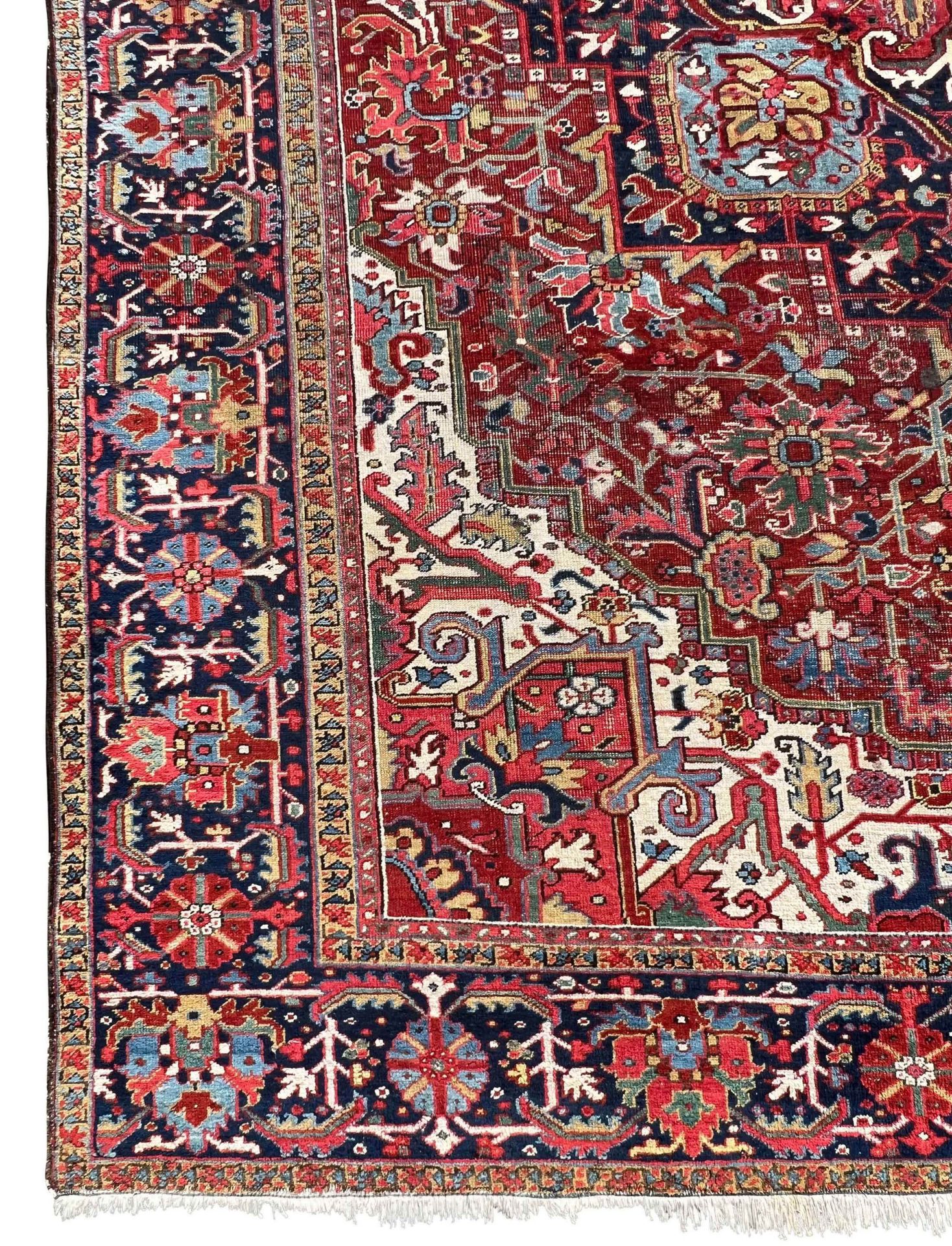 Heriz. Oriental carpet. Around 1910. - Image 8 of 17