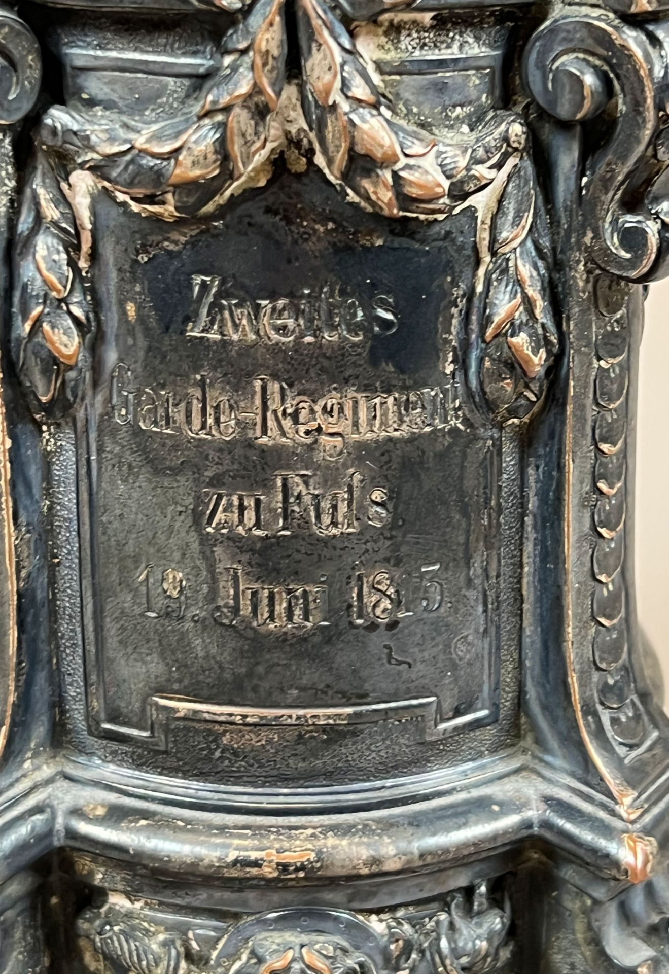 Commemorative cup / Gift to ''Major Freiherr von Ledebur''. 	Franco-Prussian War 1870-71. - Image 11 of 17