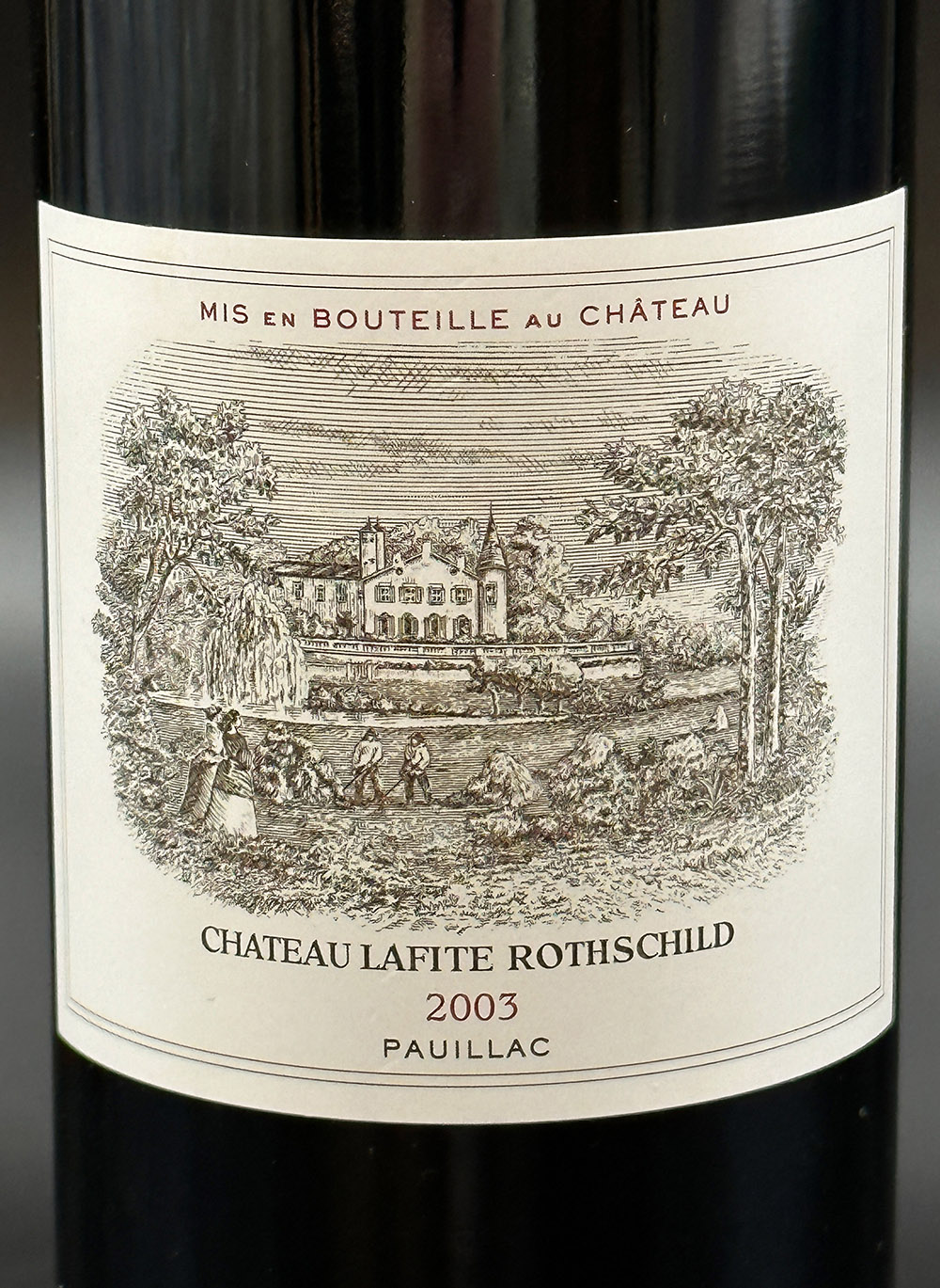 1 bottle of red wine. Château Lafite ROTHSCHILD. Pauillac. 2003. France. - Image 2 of 4