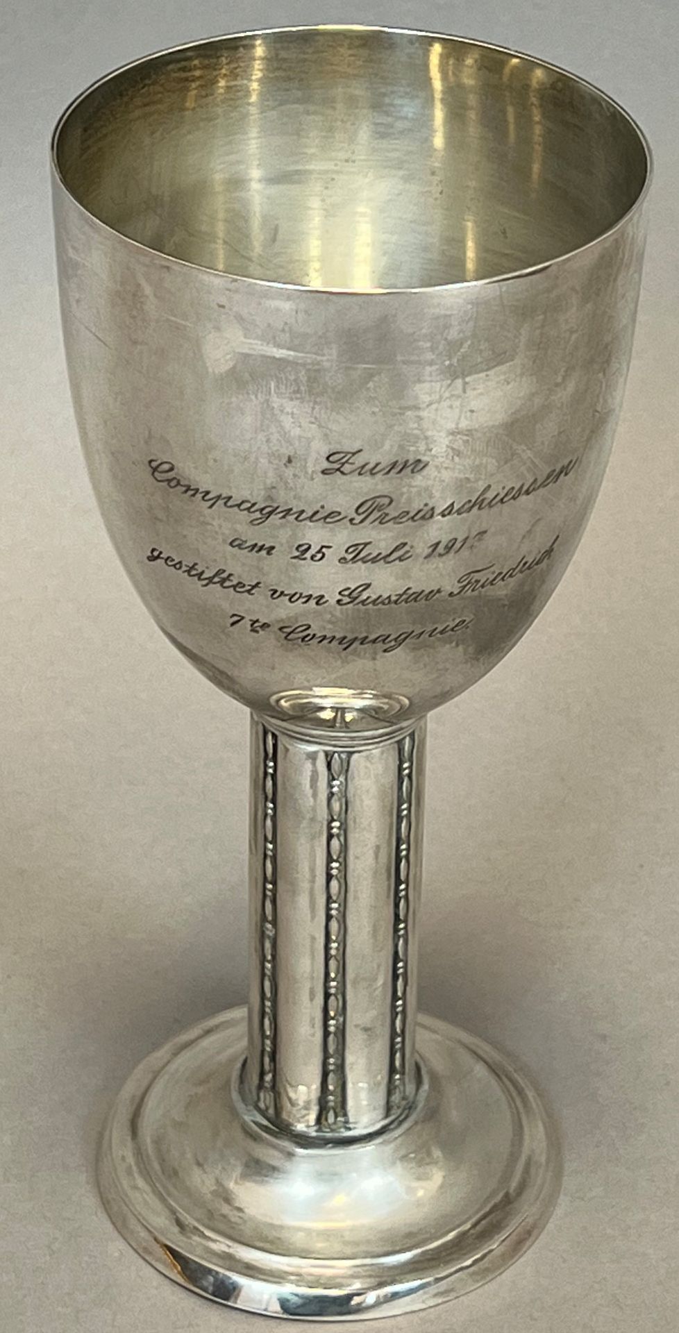 Cup made of 800 silver. Award ceremony. 1917.