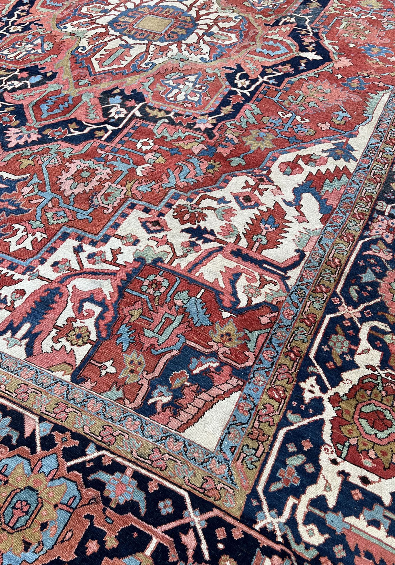 Serapi Heriz. 19th century. Palace carpet. - Image 15 of 19