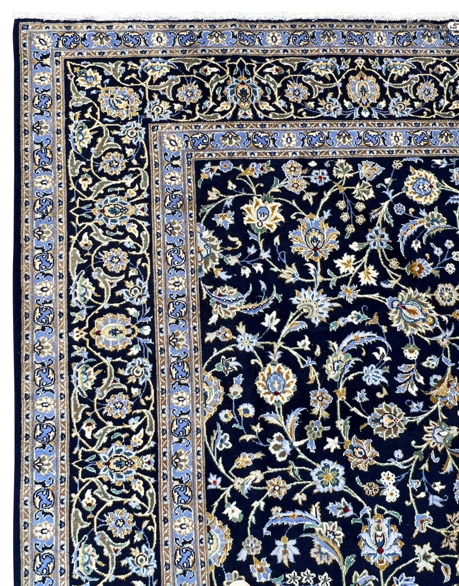 Keshan. Oriental carpet. Patterned through. - Image 2 of 16