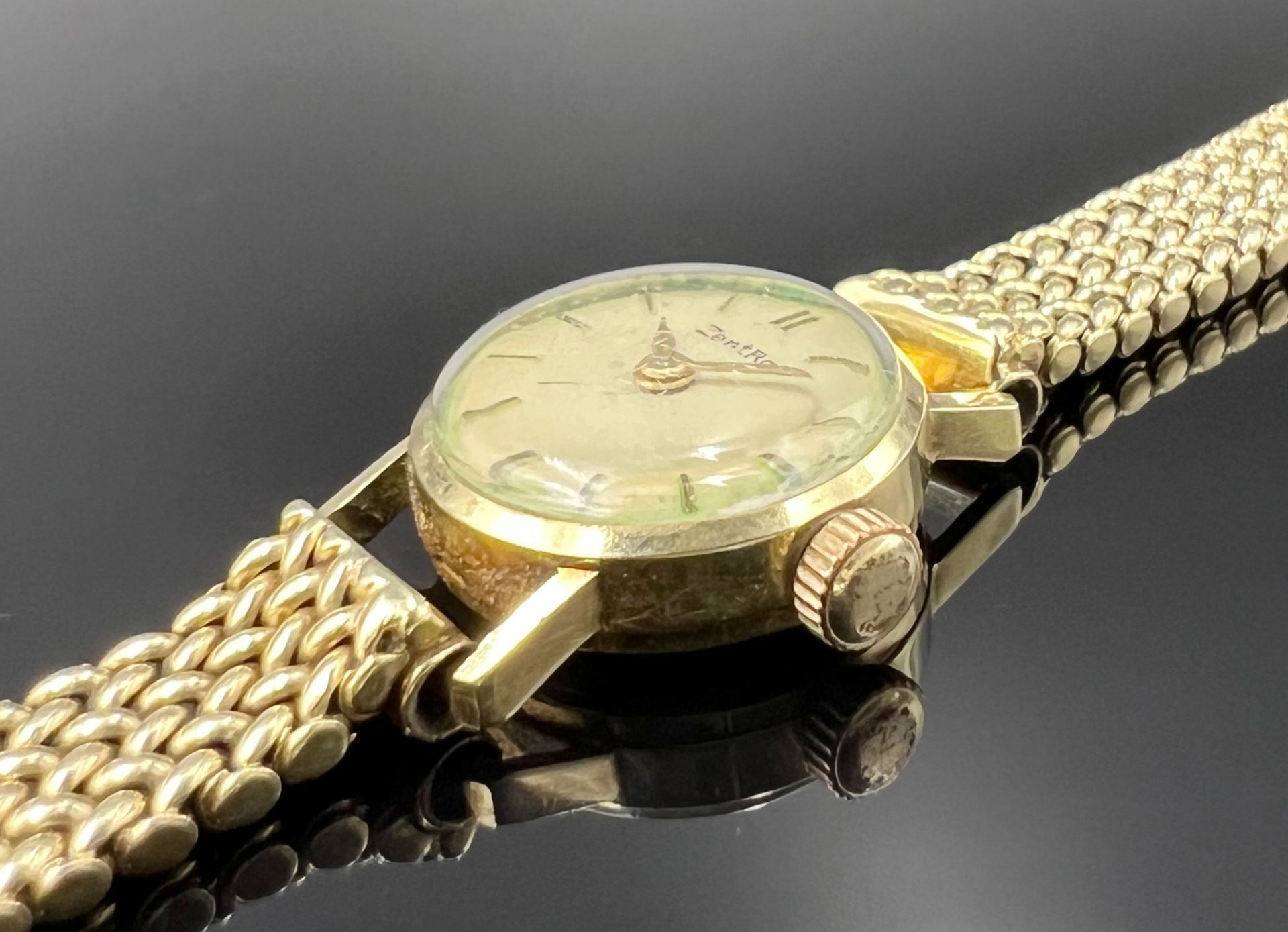 Ladies' wristwatch ZENTRA 585 yellow gold. 1960s. - Image 3 of 6