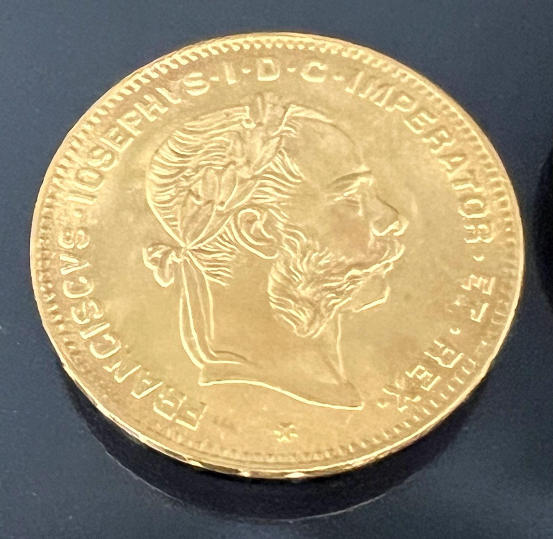 Zwei Goldmünzen "Franz Joseph I.". Österreich. - Bild 2 aus 7