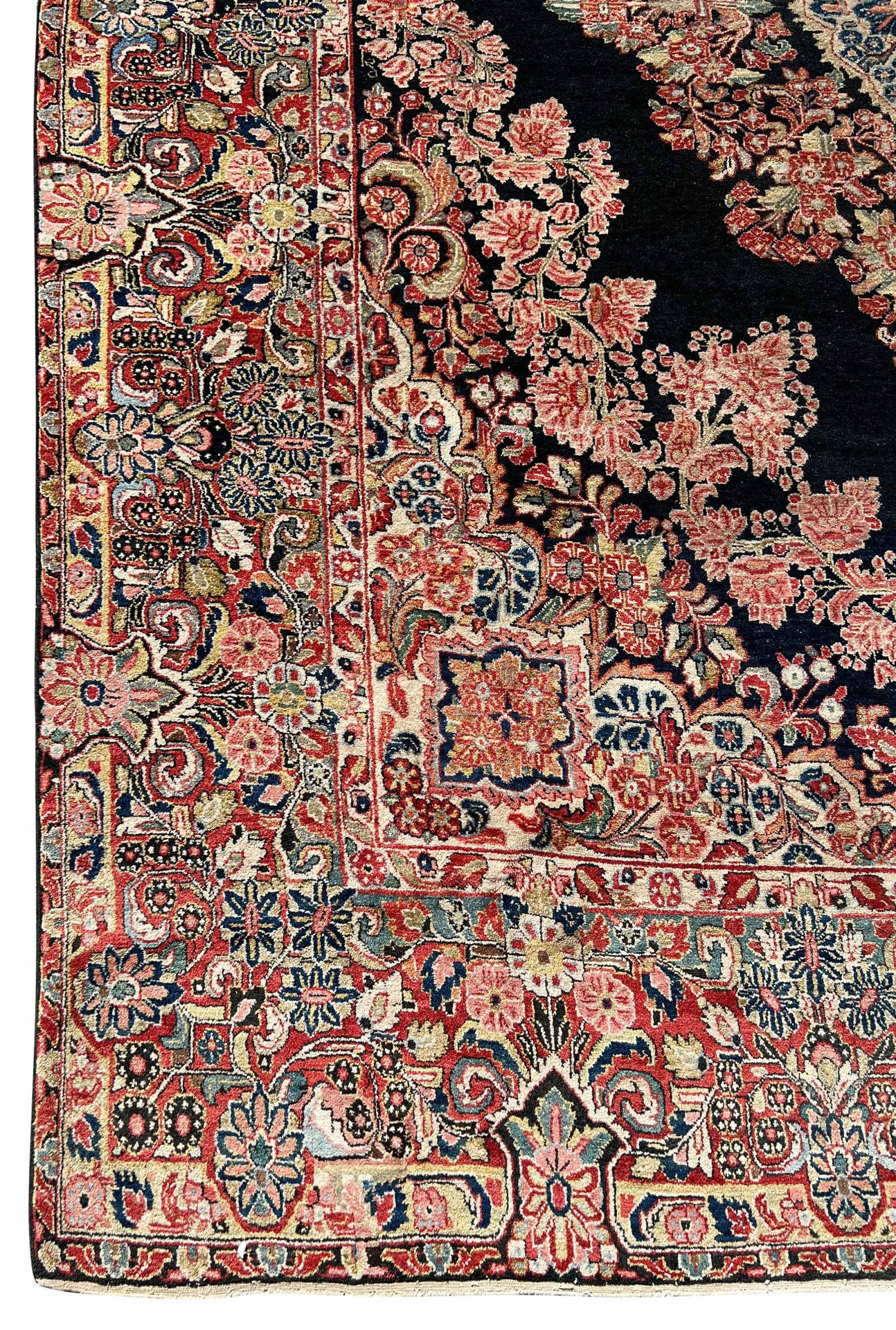 US re-import Sarough. Oriental rug. Around 1920. - Image 8 of 17