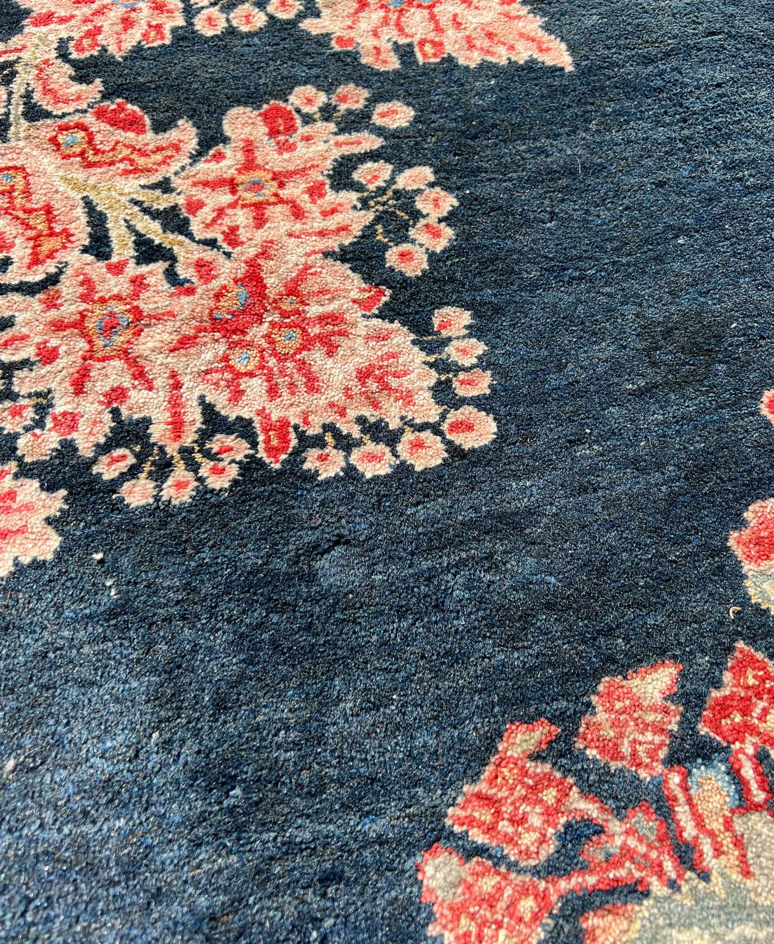 US re-import Sarough. Oriental rug. Around 1920. - Image 13 of 17