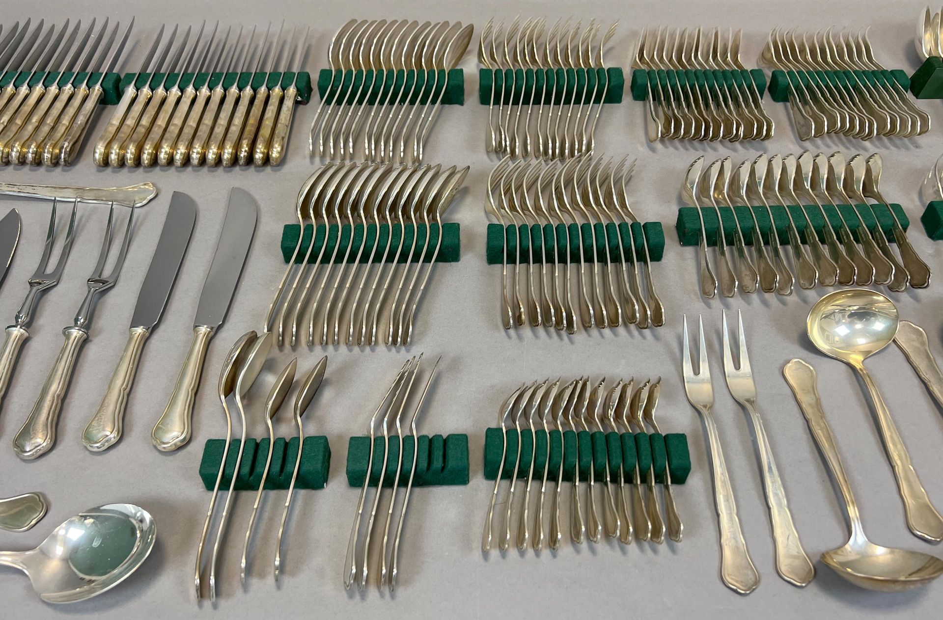 Silver cutlery for 12 persons. 925 sterling silver. A total of 168 pieces. - Image 3 of 14