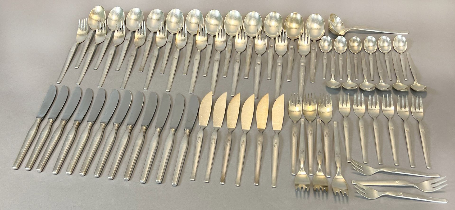 Silver cutlery. 800 silver. A total of 70 pieces.