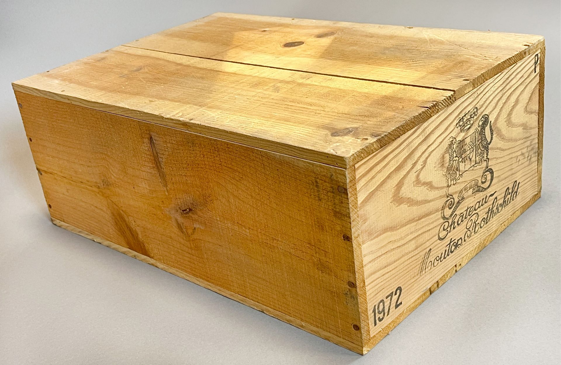 12 bottles of red wine. Château Mouton Rothschild. 1972. Original box. - Image 3 of 4