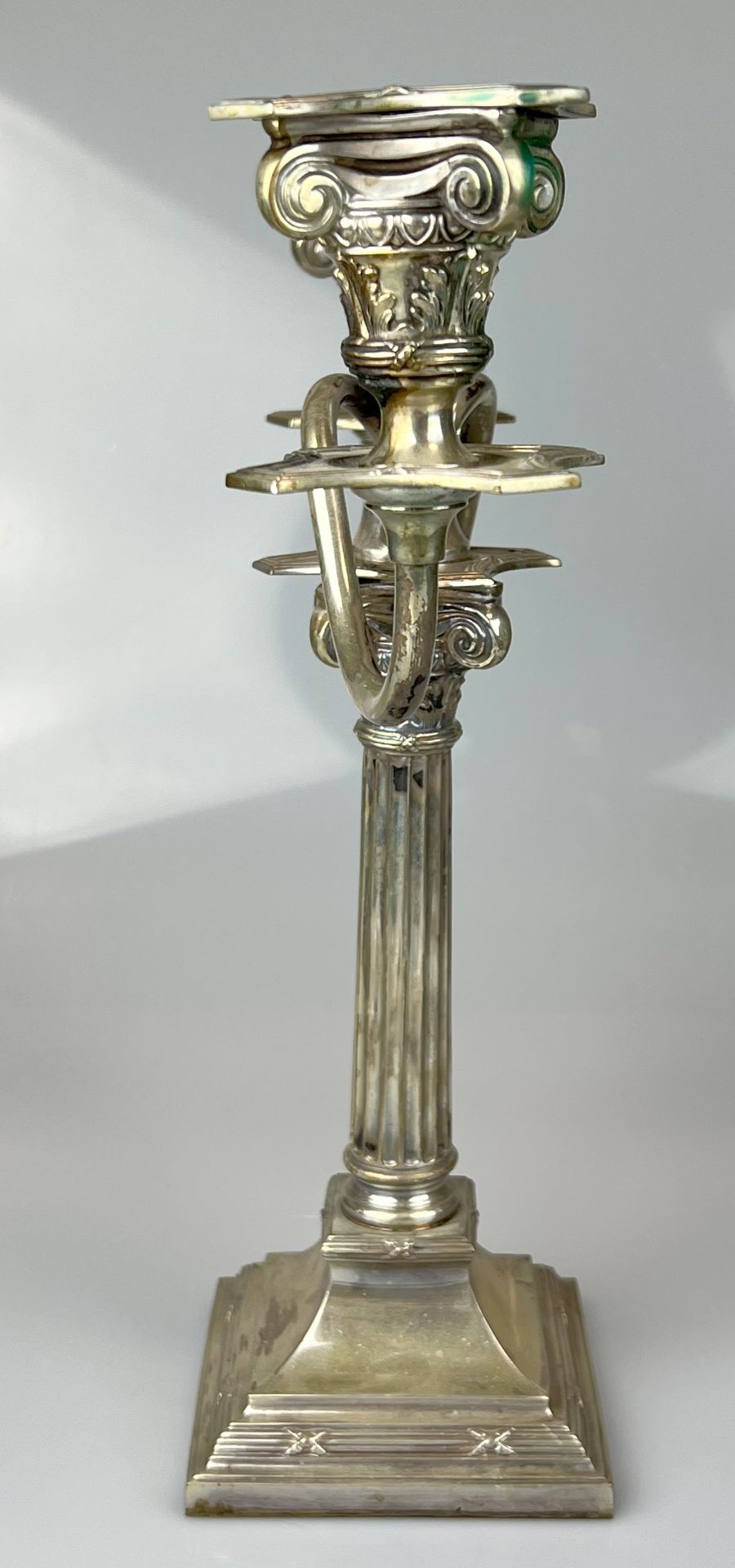 Antique candlestick. 800 silver. Körner & Proll, Berlin. Around 1900. - Image 5 of 13