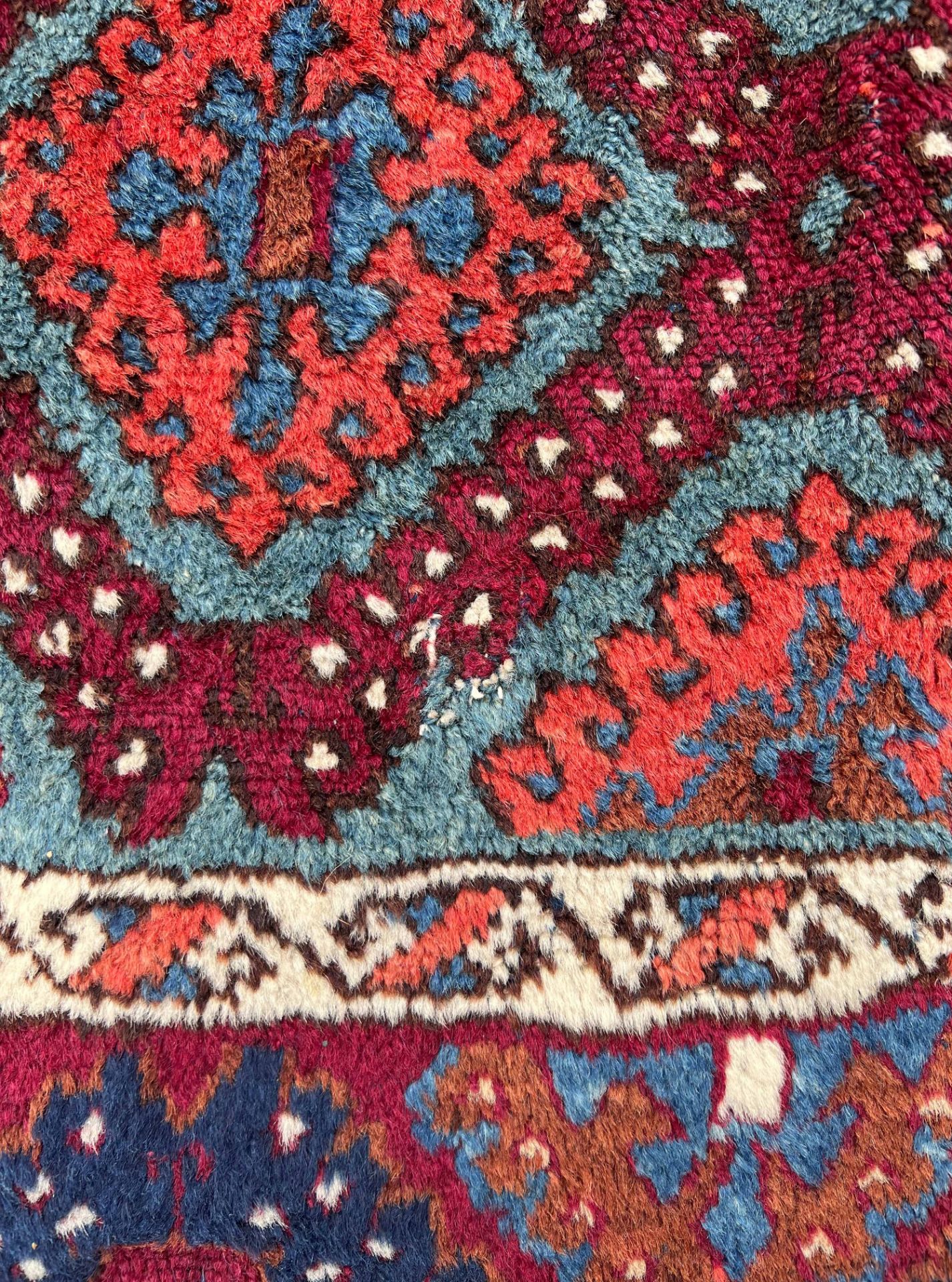 Yuruk. Village carpet. Turkey. Around 1900. - Image 6 of 8