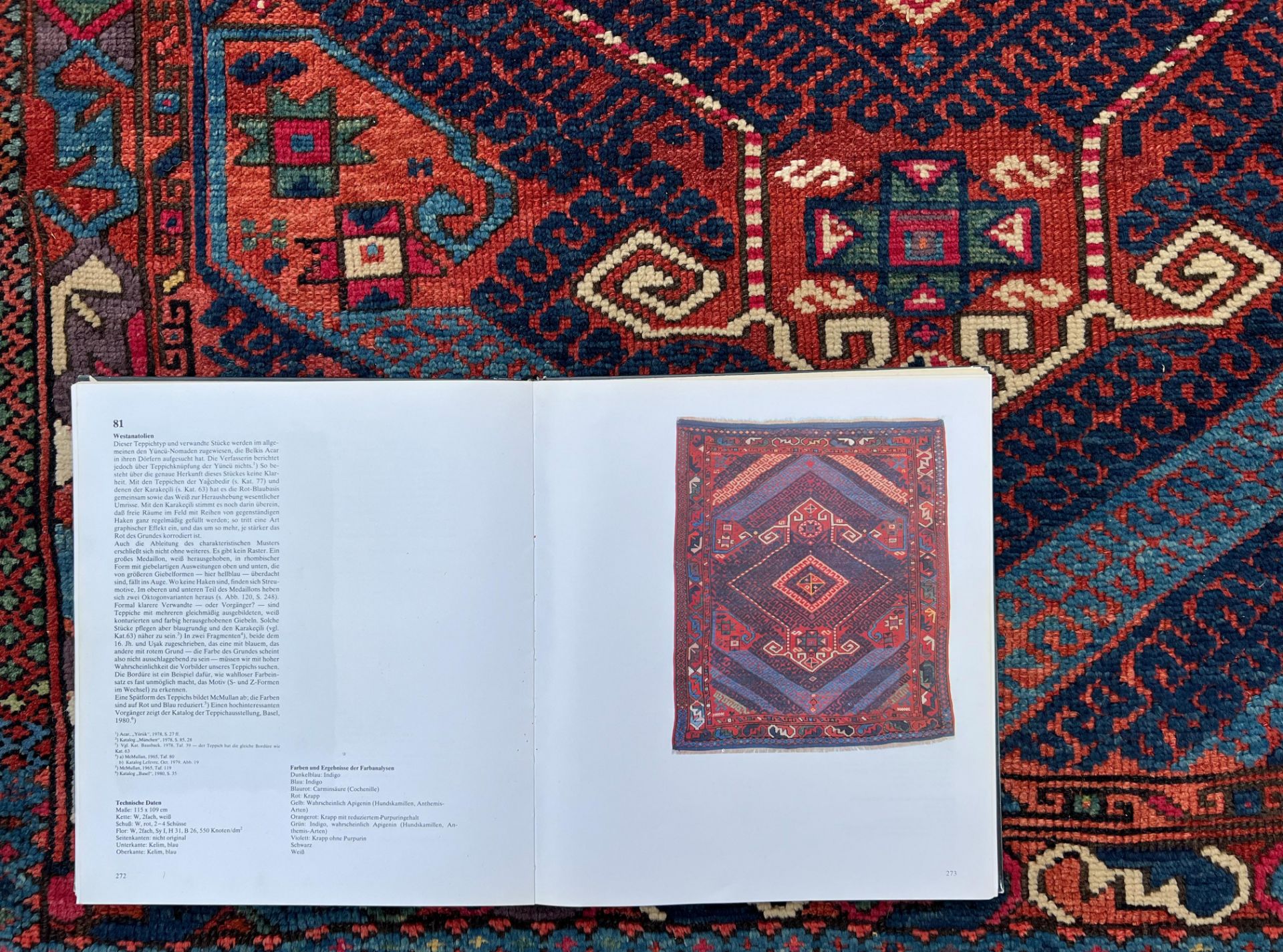 Nomadic carpet. Western Anatolia. Turkey. 2nd half 19th century. - Image 9 of 12