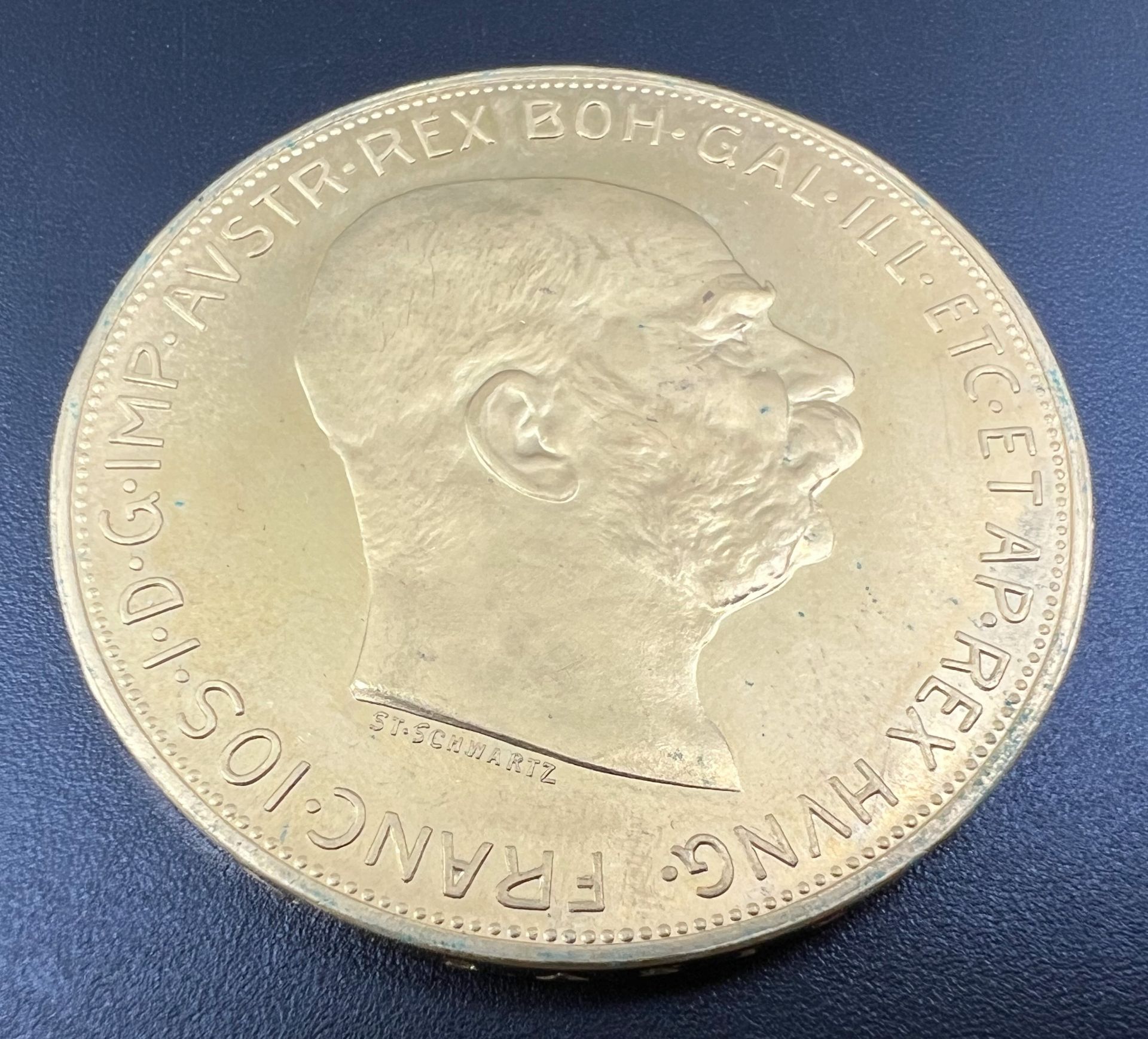 Goldmünze 100 Kronen "Franz Joseph I.". Österreich 1915. 900 Gold. - Bild 2 aus 6