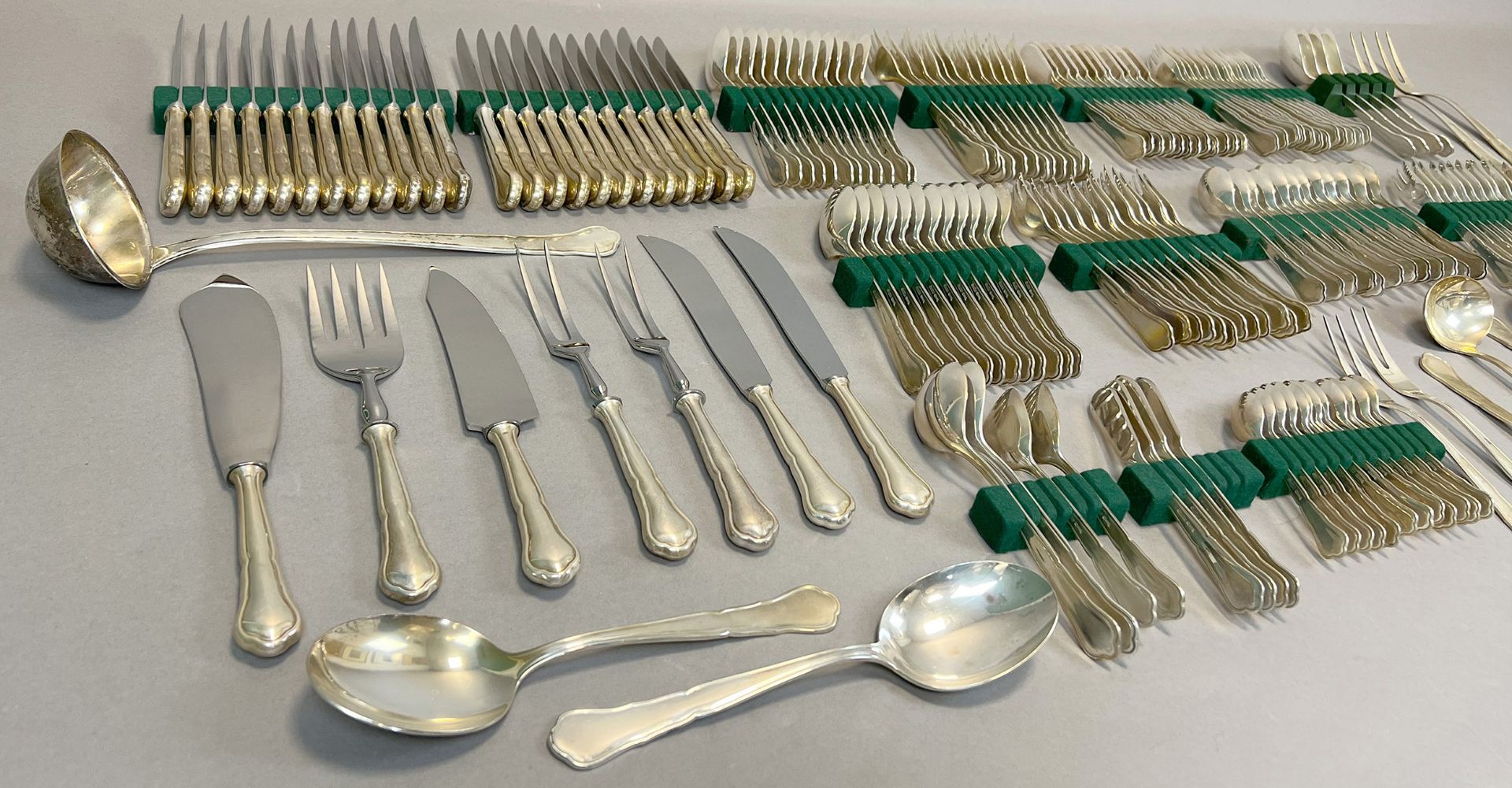Silver cutlery for 12 persons. 925 sterling silver. A total of 168 pieces. - Image 2 of 14