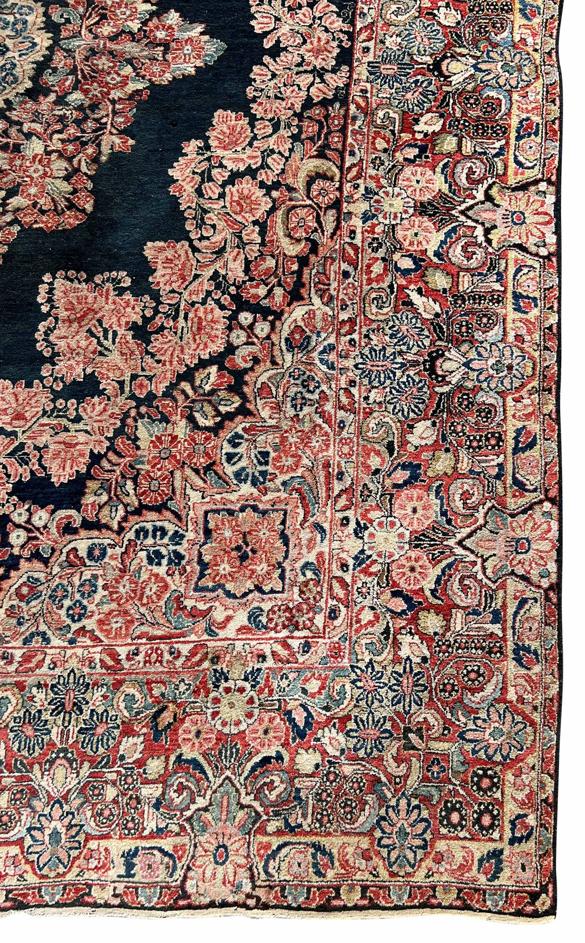 US re-import Sarough. Oriental rug. Around 1920. - Image 10 of 17