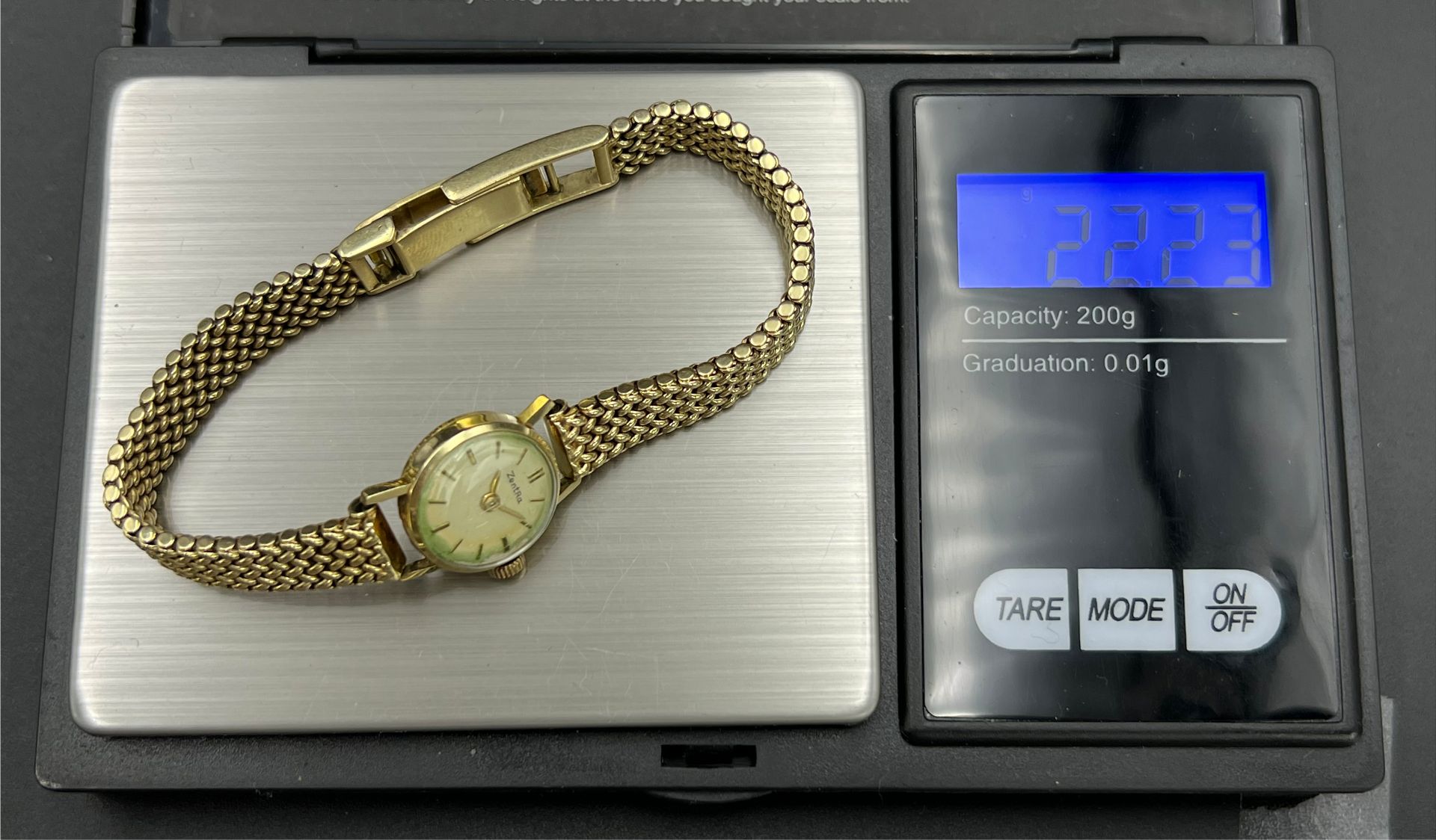 Ladies' wristwatch ZENTRA 585 yellow gold. 1960s. - Image 6 of 6