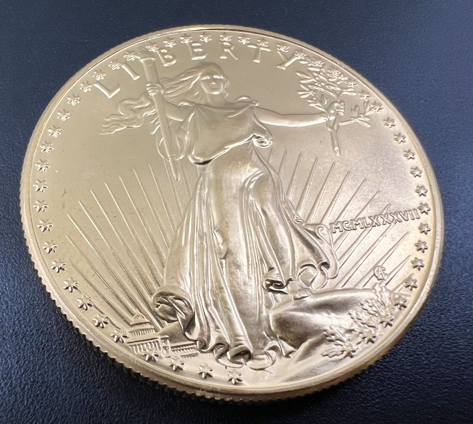 Goldmünze 50 Dollars "Liberty". USA 1987. - Bild 2 aus 5