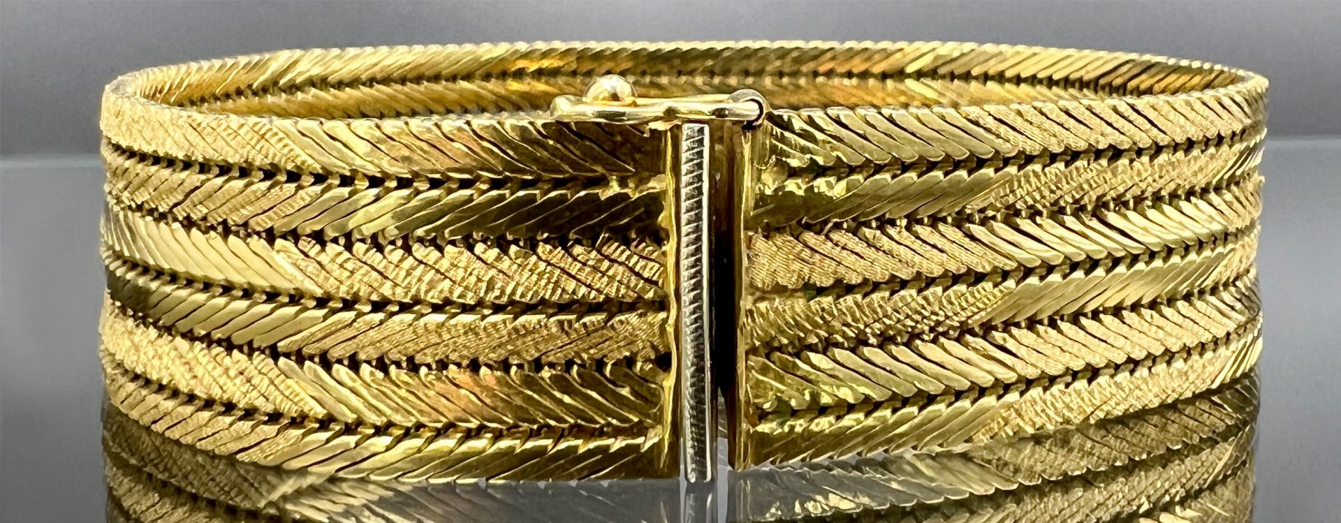 Bracelet 750 yellow gold. - Image 3 of 5