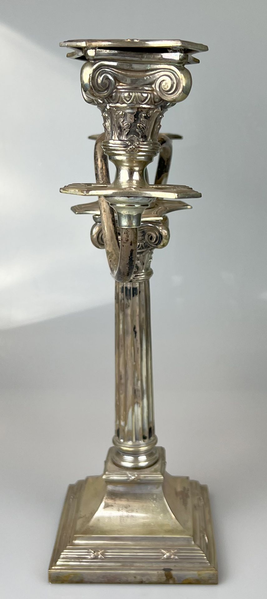 Antique candlestick. 800 silver. Körner & Proll, Berlin. Around 1900. - Image 3 of 13