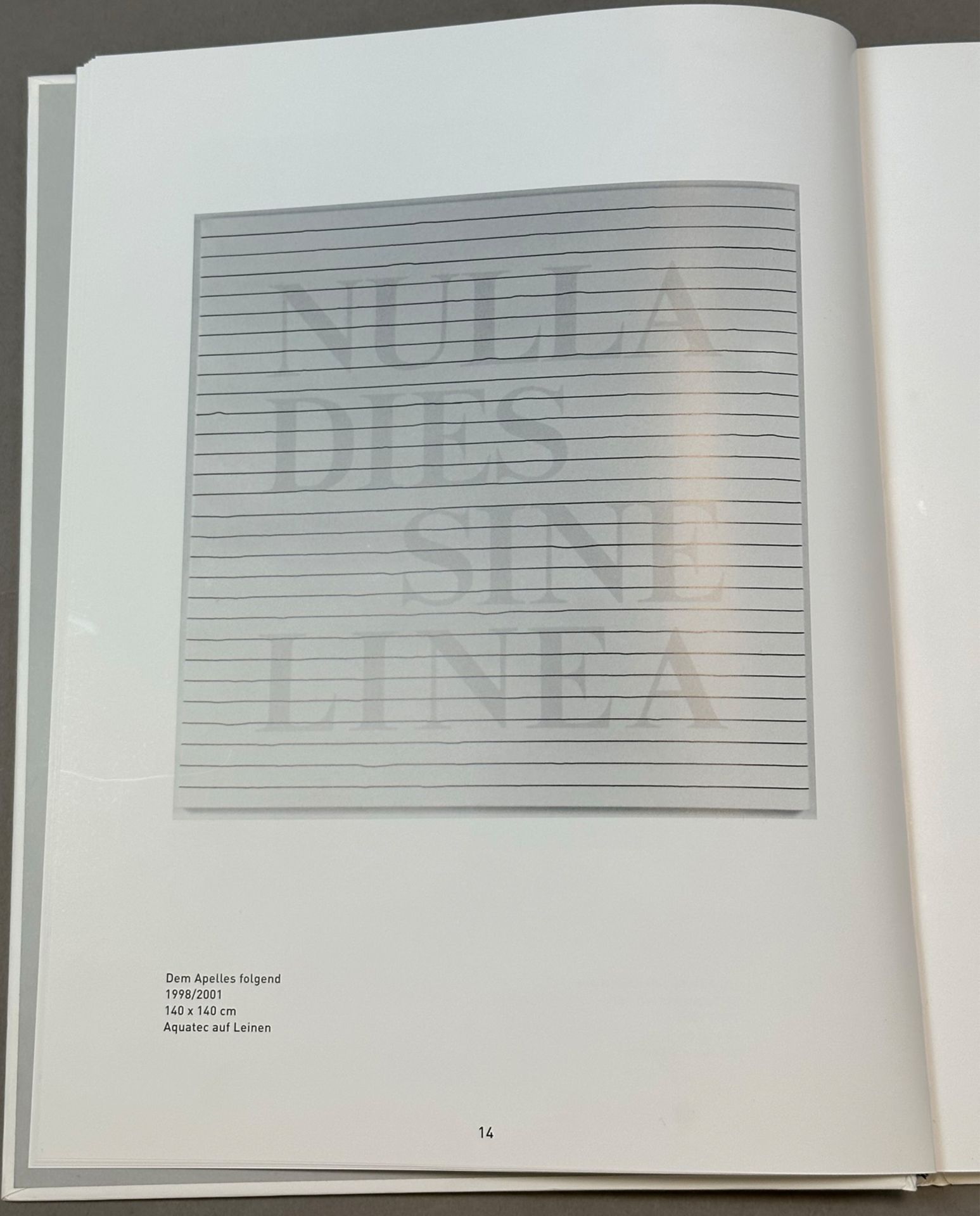 Rune MIELDS (1935). "Nulla dies sine linea" / Dem Apelles folgend. 1998. - Bild 8 aus 8