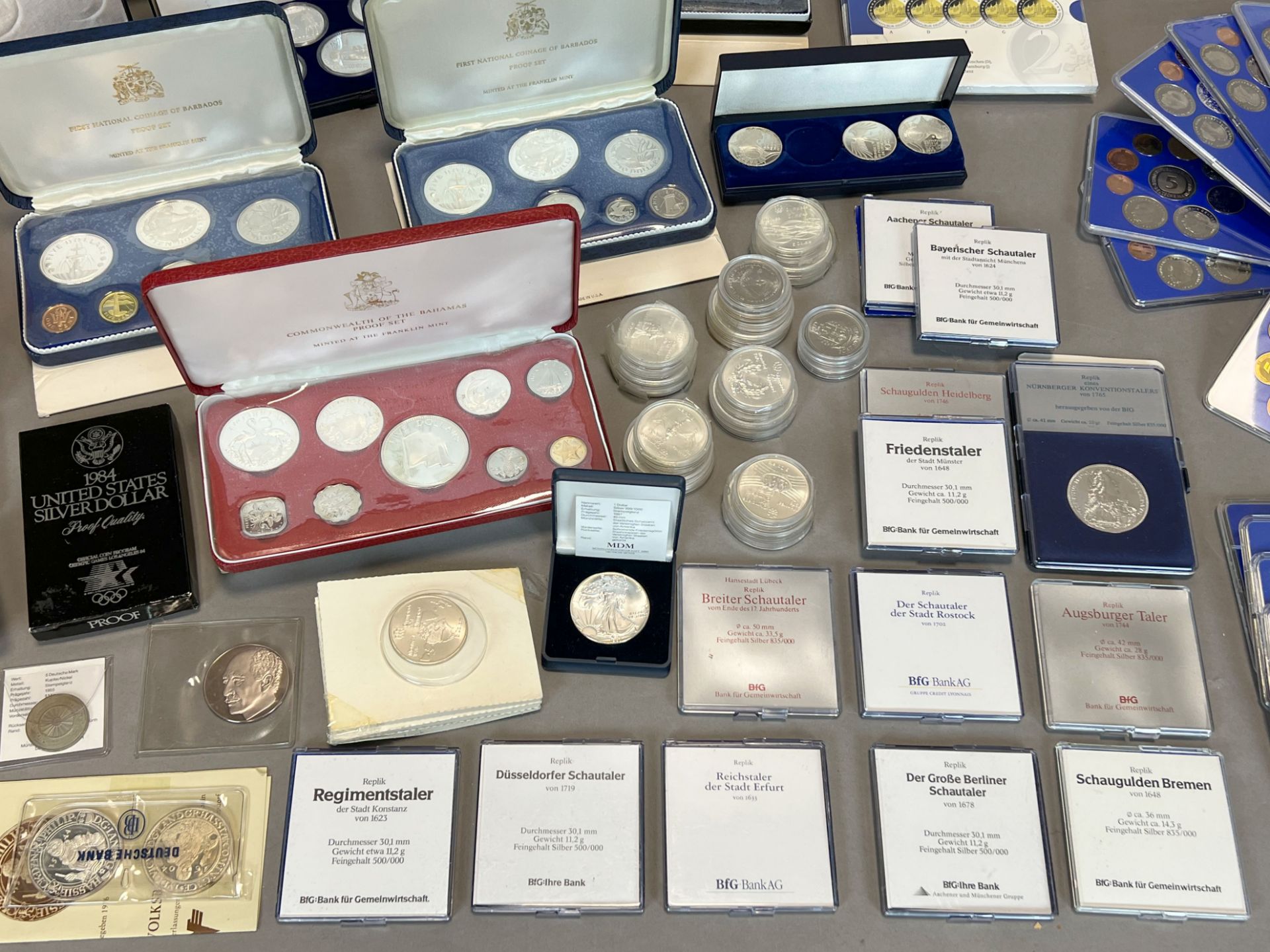 Große Sammlung von Münzen. Silbermünzen, Umlaufmünzen, DM-Münzen und Euro-Münzen. - Bild 4 aus 13