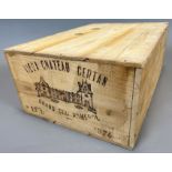 12 bottles of red wine. Vieux Château Certan. Pomerol. 1974. original box.