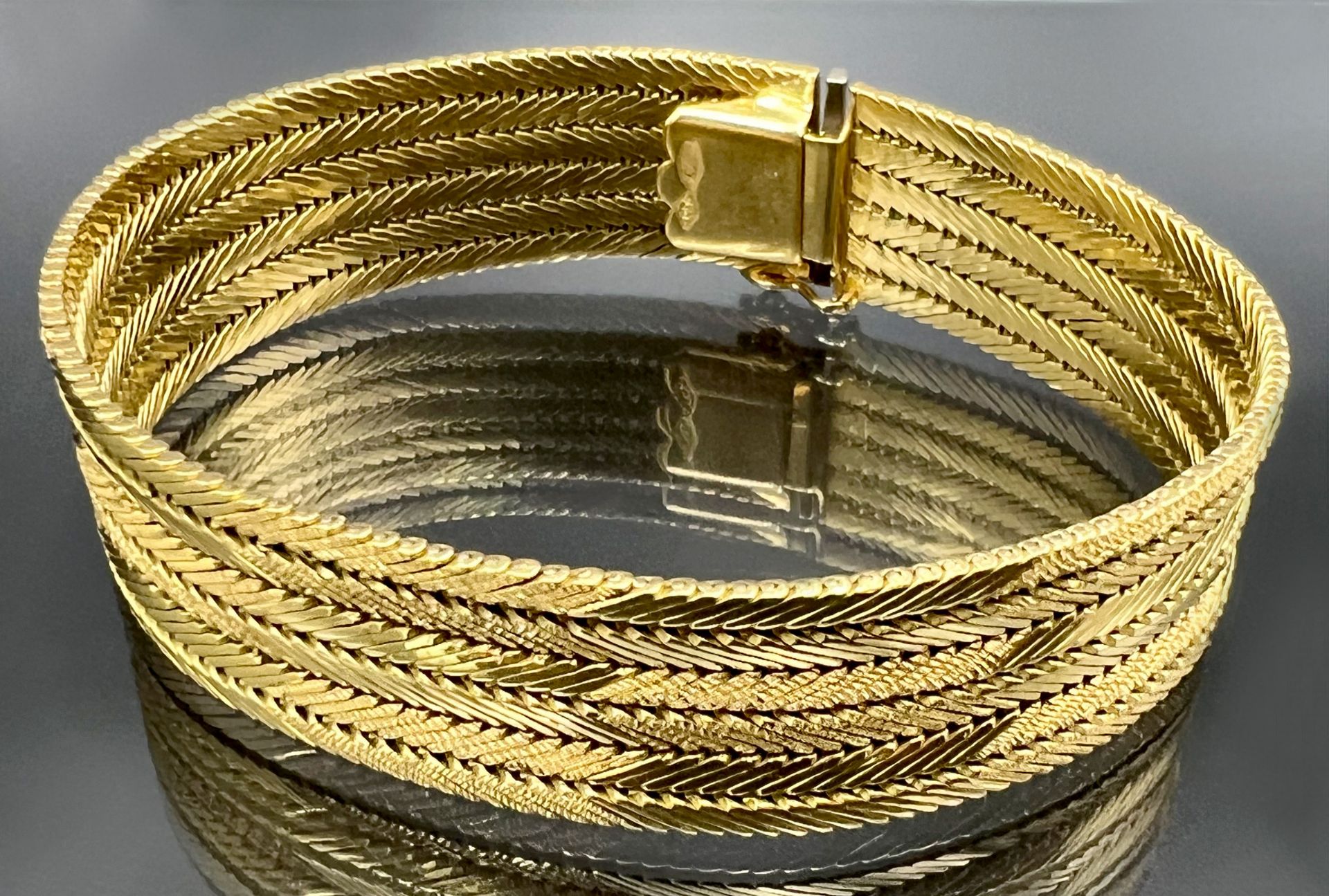 Bracelet 750 yellow gold. - Image 2 of 5