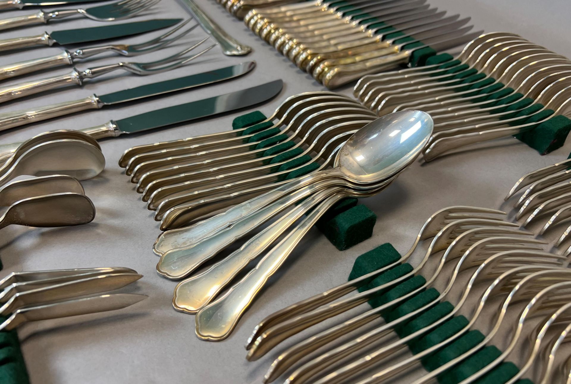 Silver cutlery for 12 persons. 925 sterling silver. A total of 168 pieces. - Image 6 of 14