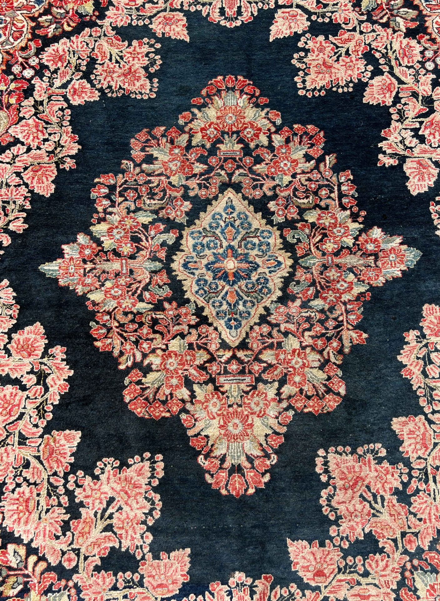 US re-import Sarough. Oriental rug. Around 1920. - Image 6 of 17