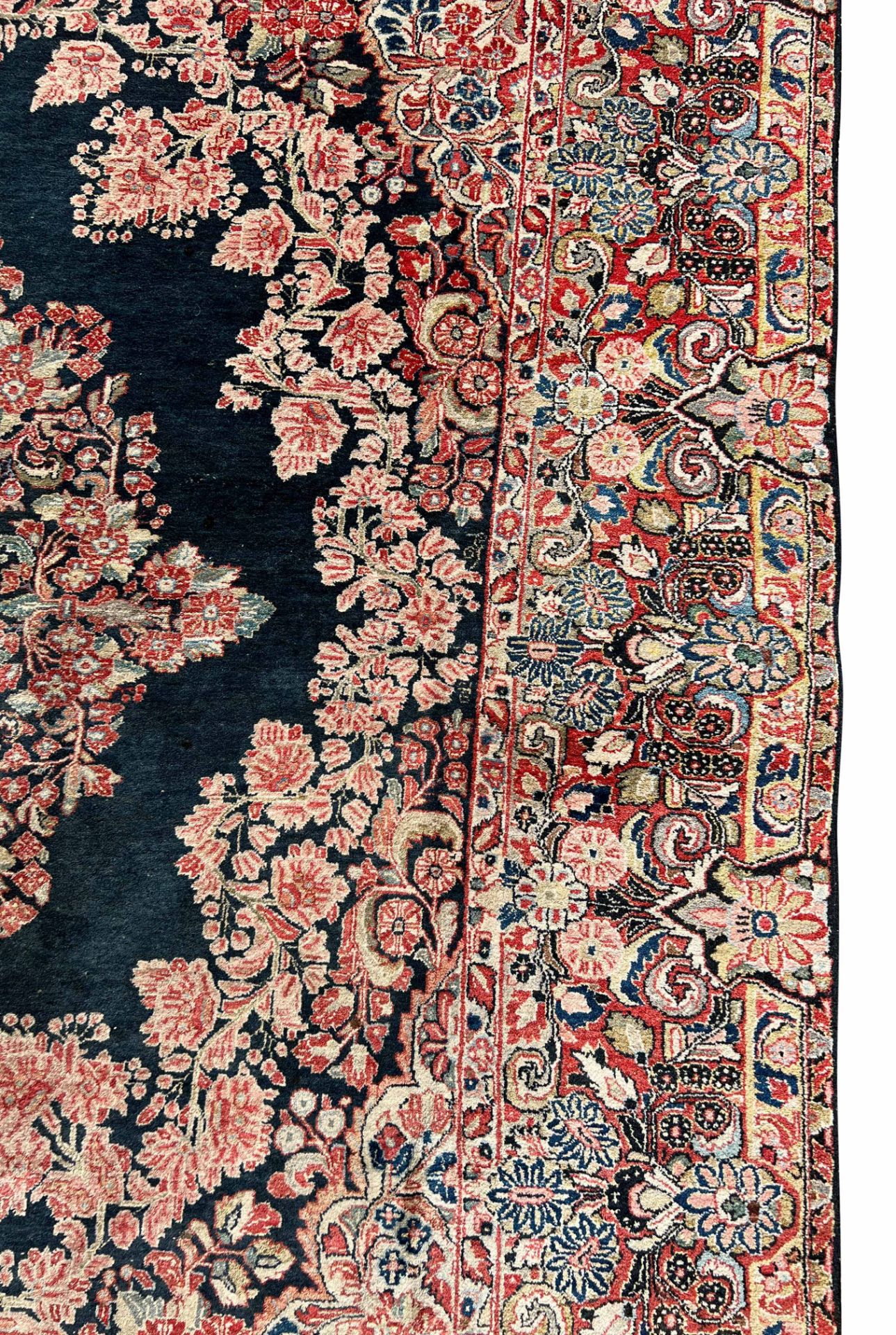 US re-import Sarough. Oriental rug. Around 1920. - Image 7 of 17