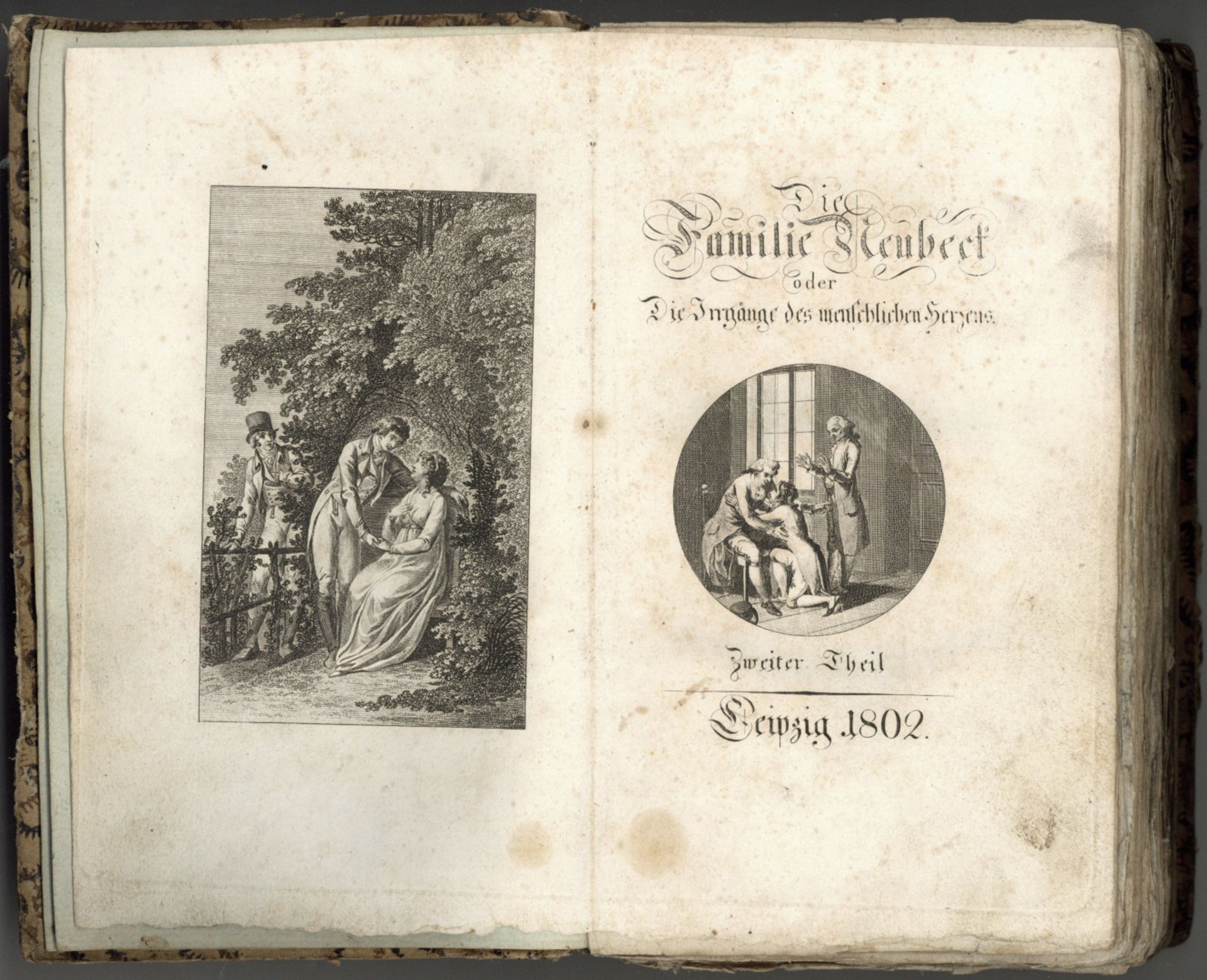 (Lafontaine, August Heinrich Julius ?): Die Familie Neubeck oder Die Irrgänge des menschlichen Herz - Bild 2 aus 3