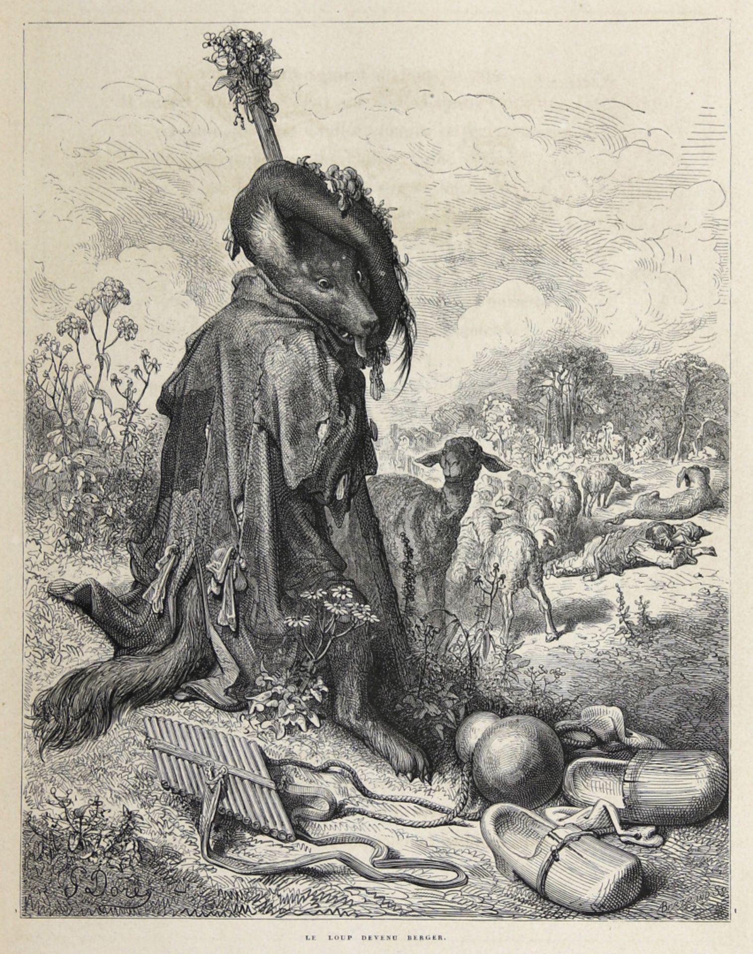 Doré, Gustave. - La Fontaine, Jean de: Fables. - Bild 2 aus 3