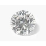 Ungefasster Diamant